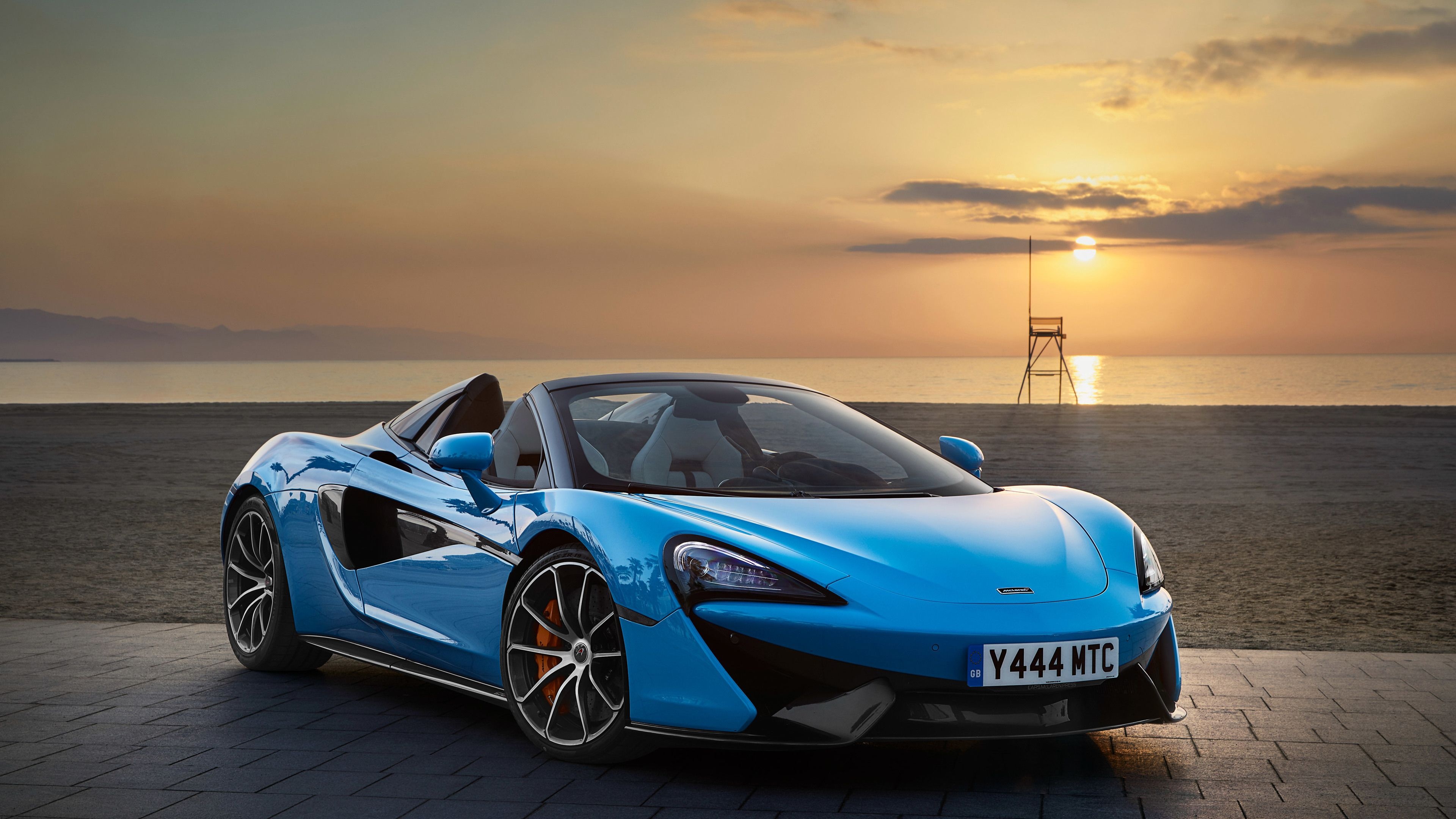 McLaren 570S, Convertible model, Sports car, HD wallpapers, 3840x2160 4K Desktop