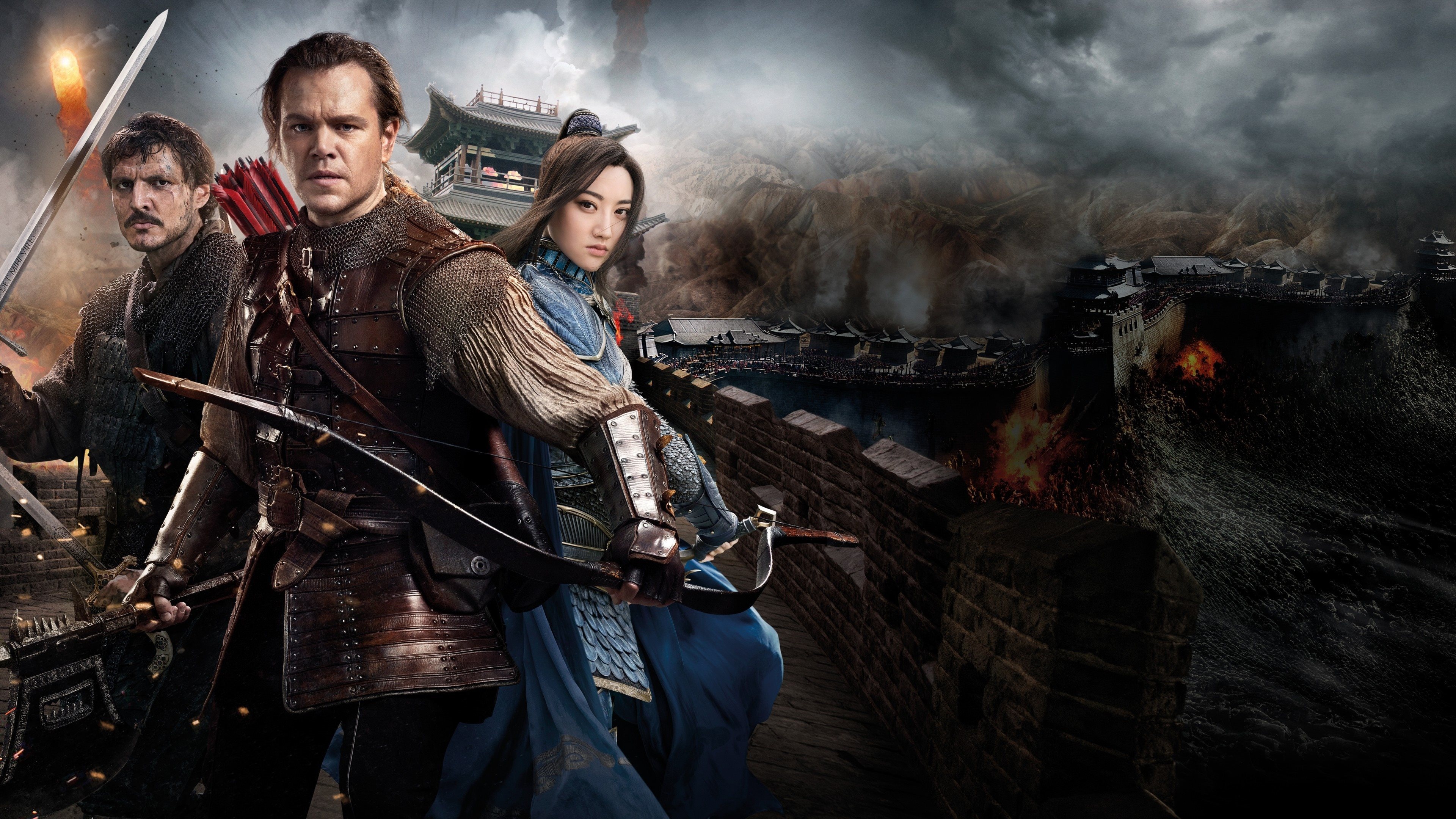 Matt Damon, Movies, The Great Wall, Pedro Pascal, 3840x2160 4K Desktop