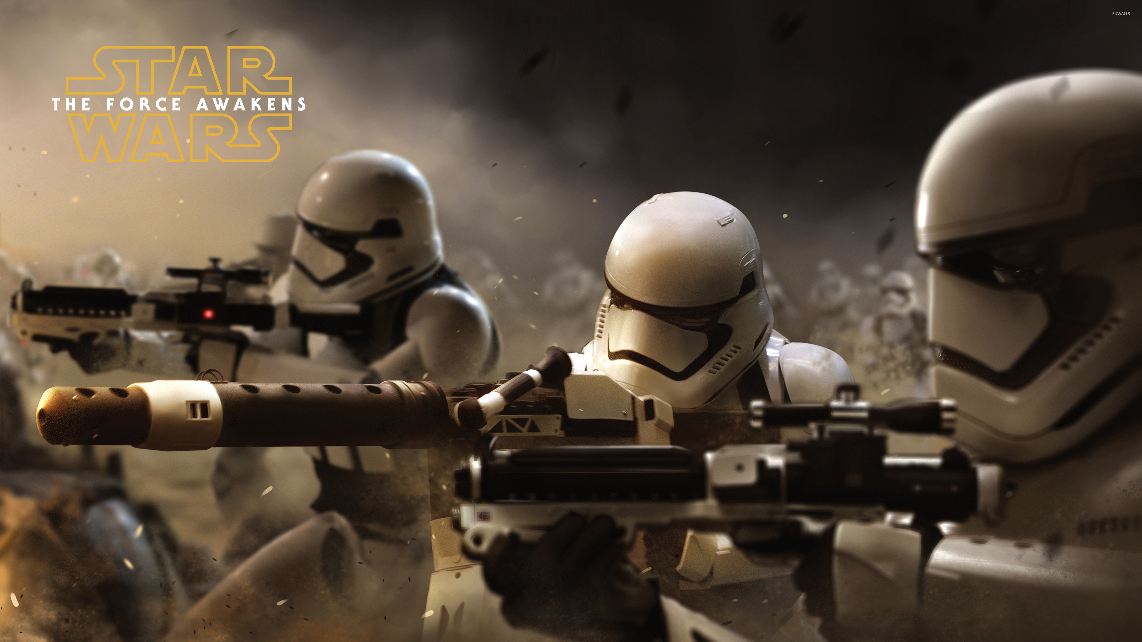 Star Wars: The Force Awakens, Stormtrooper Wallpaper, 3840x2160 4K Desktop