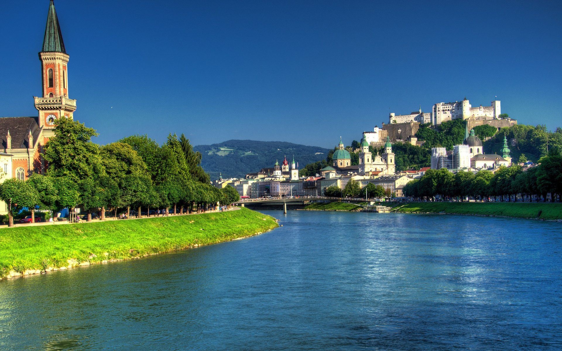 Salzburg Austria, Wallpapers, Backgrounds, 1920x1200 HD Desktop