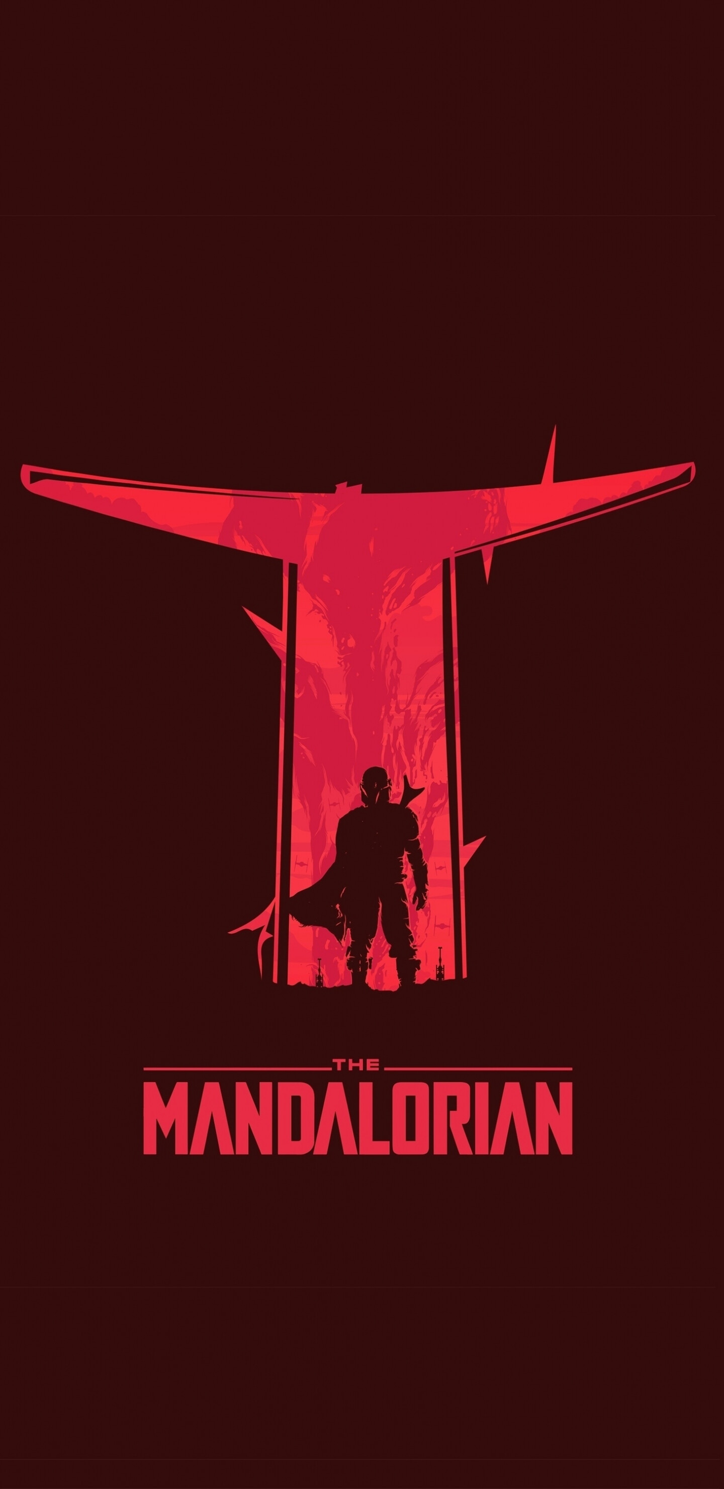 Minimal TV show, The Mandalorian 2020, Samsung Galaxy S8, Intriguing background, 1440x2960 HD Phone