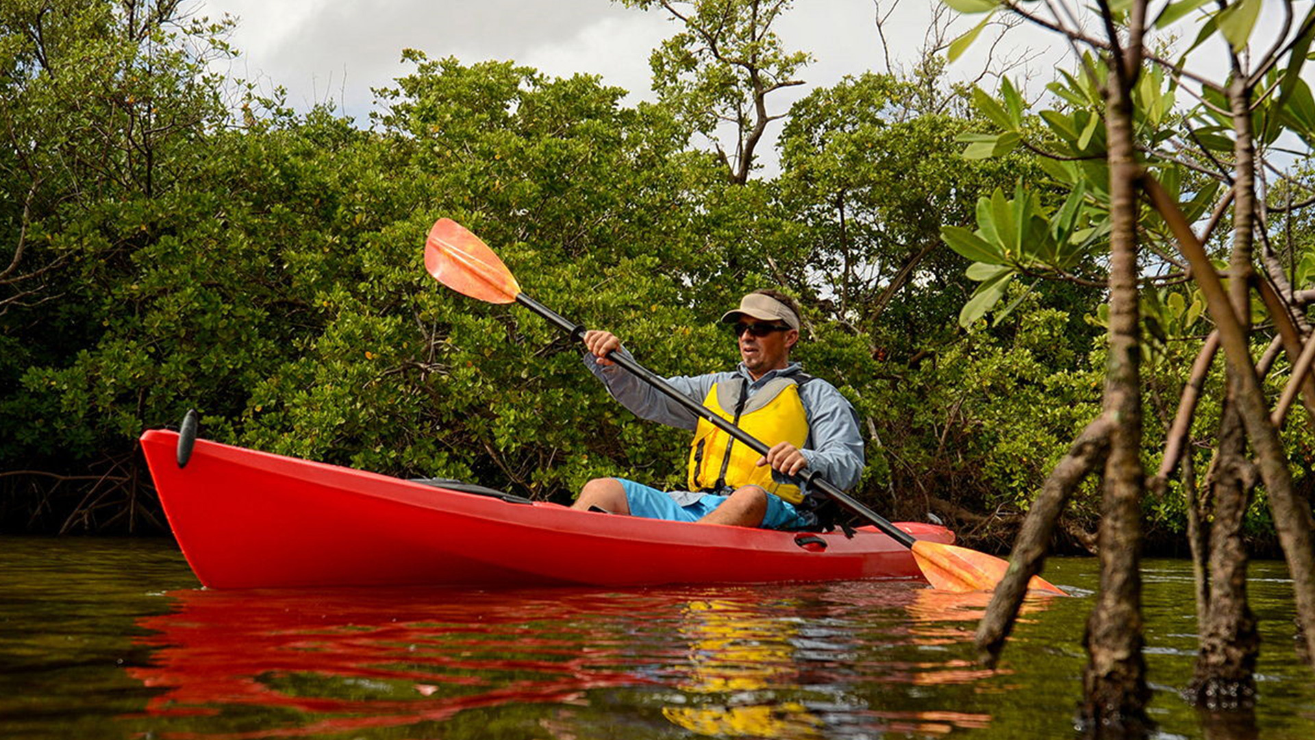 Macarthur state park, Kayak tour, Get wet watersports, 1920x1080 Full HD Desktop