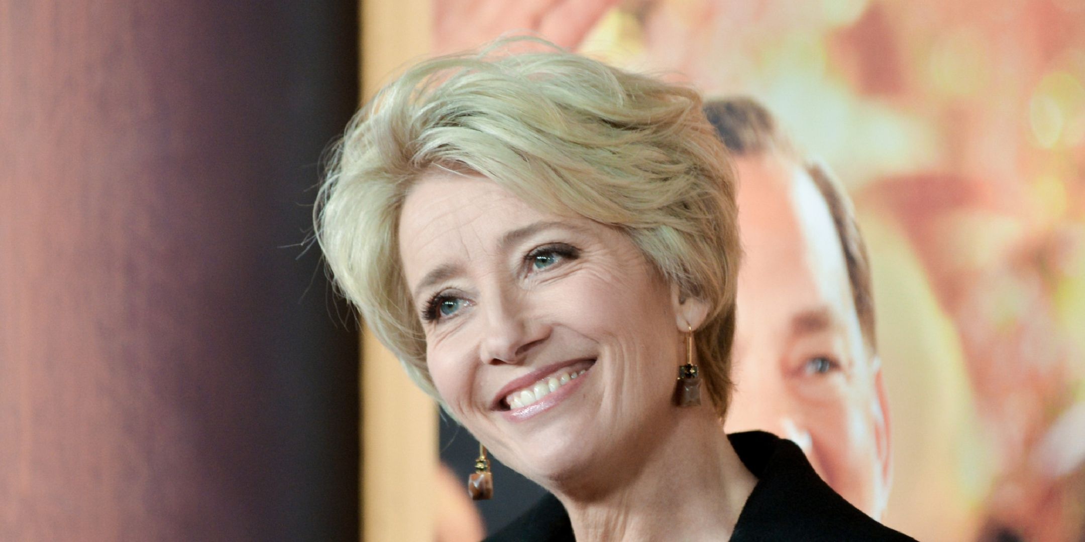 Emma Thompson, Phone desktop wallpapers, Sybill Trelawney, Versatile actress, 2160x1080 Dual Screen Desktop