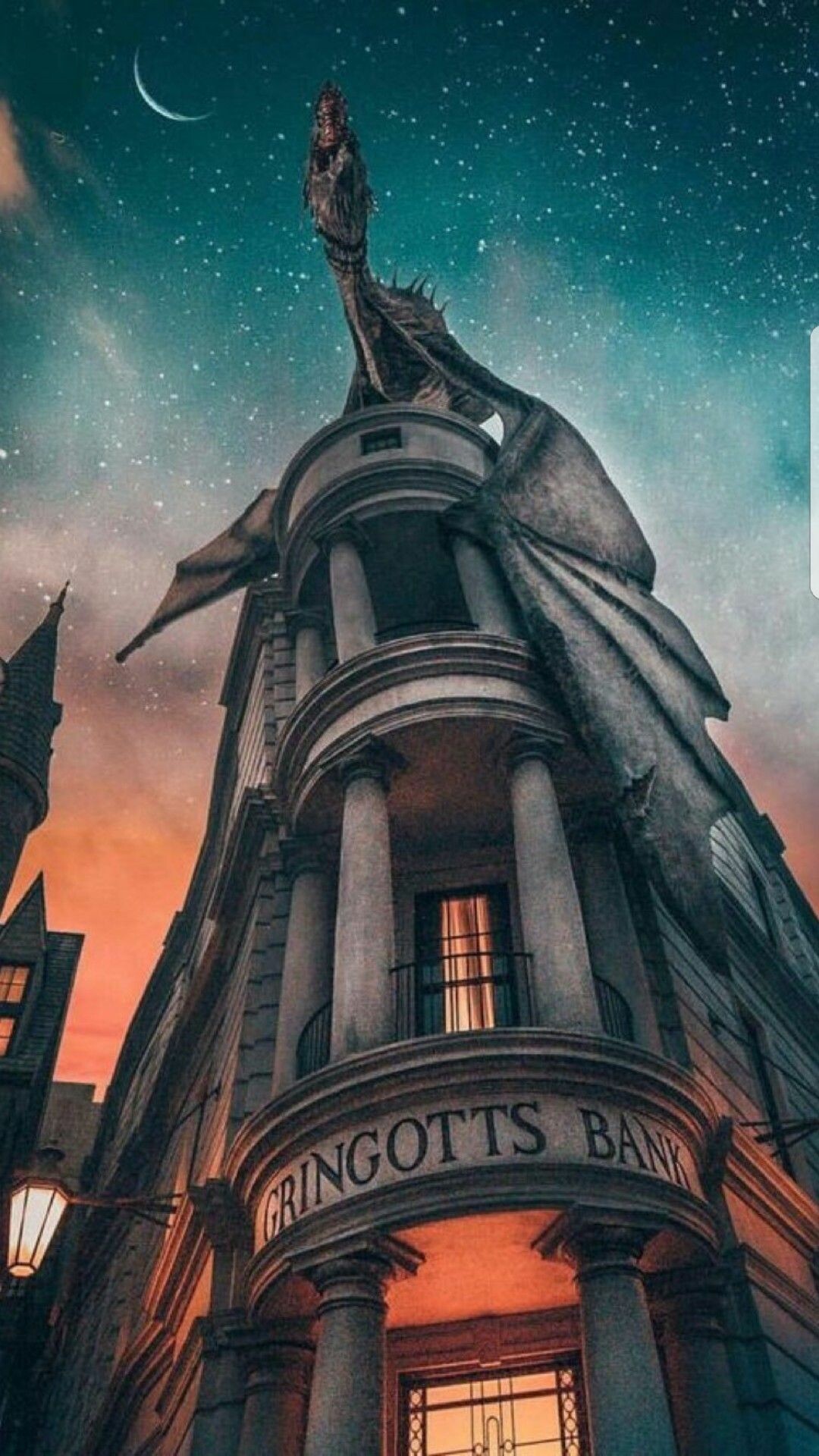 Gringotts Bank, Harry Potter Wallpaper, 1080x1920 Full HD Phone