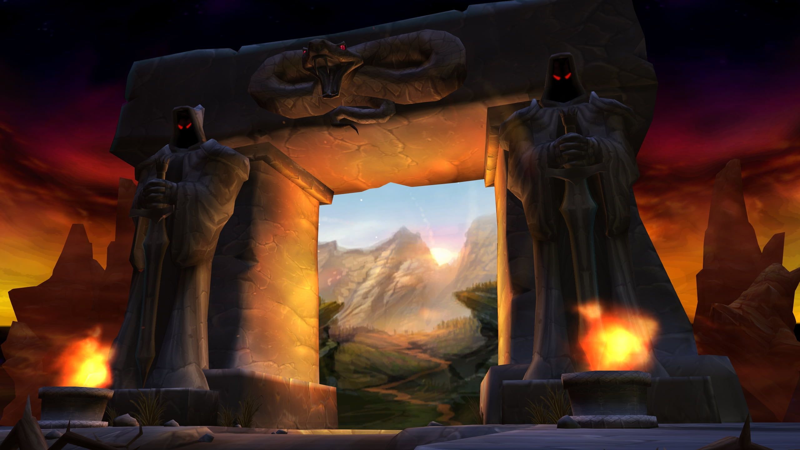 Classic Azeroth, Nostalgic adventure, Original quests, First WoW era, Retro gaming, 2560x1440 HD Desktop