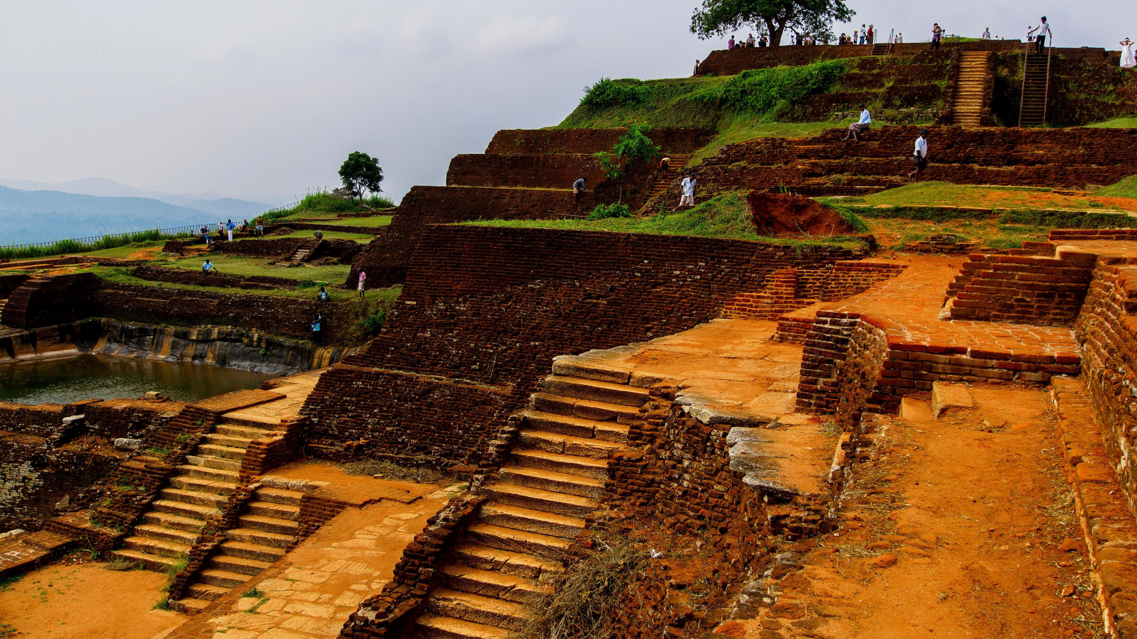 Sigiriya 2 wallpaper, Unique world art, Ancient marvel, Historic masterpiece, 3840x2160 4K Desktop