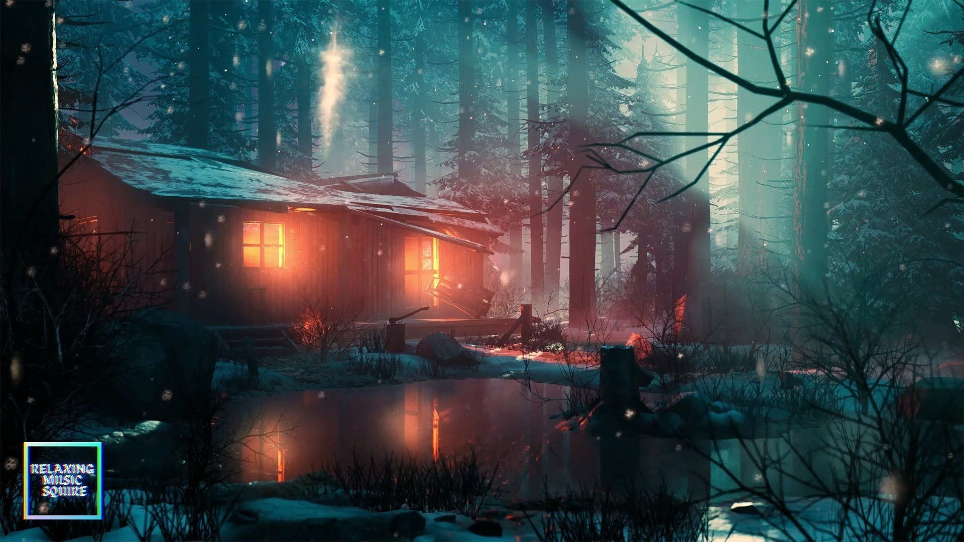 Cabin in the Woods, Forest Ambience 1920x1080