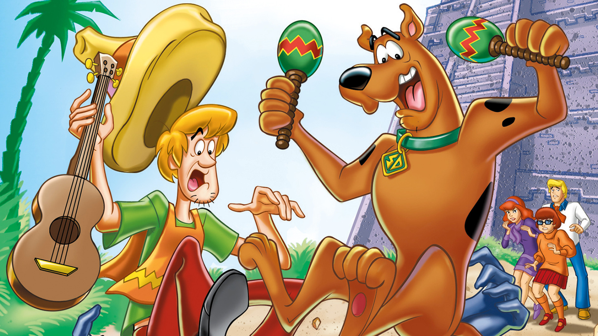Scooby-Doo and the Monster of Mexico, Scooby-Doo, Shaggy Rogers, Daphne, Velma, and Fred, Full HD Desktop wallpaper
