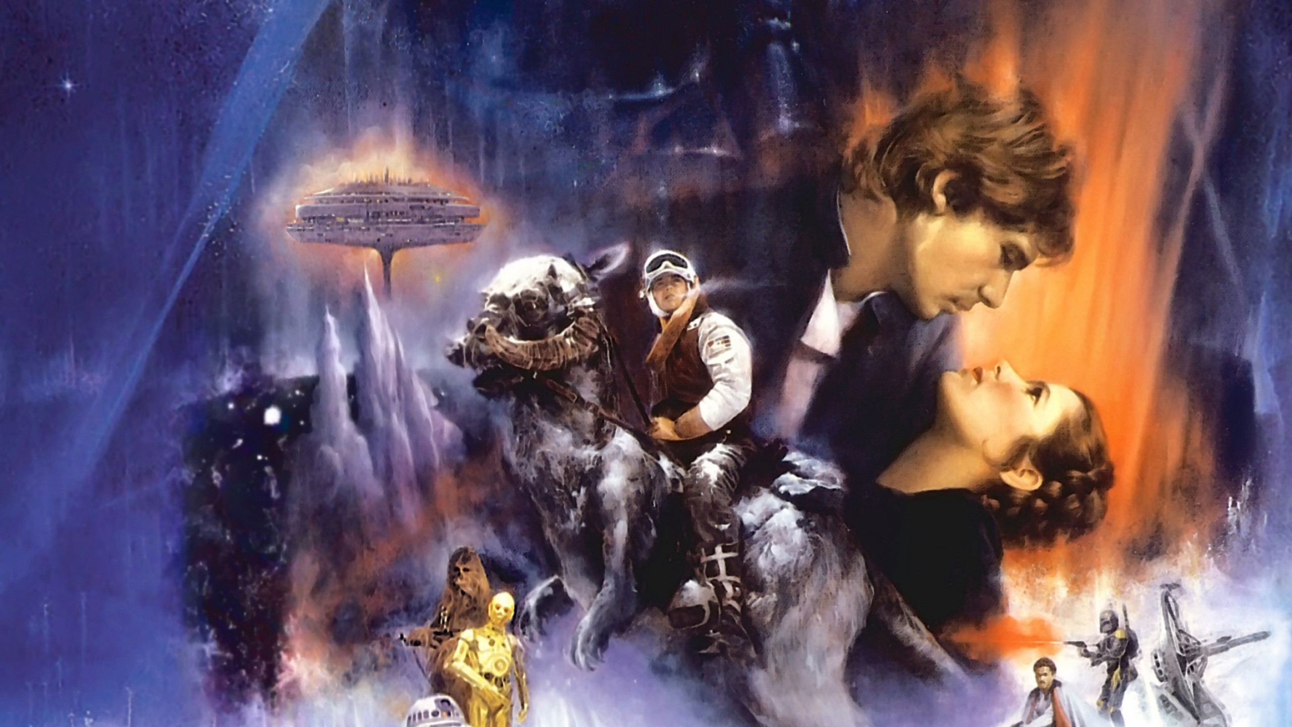 Star Wars: The Empire Strikes Back, Leia Organa Wallpaper, 2560x1440 HD Desktop