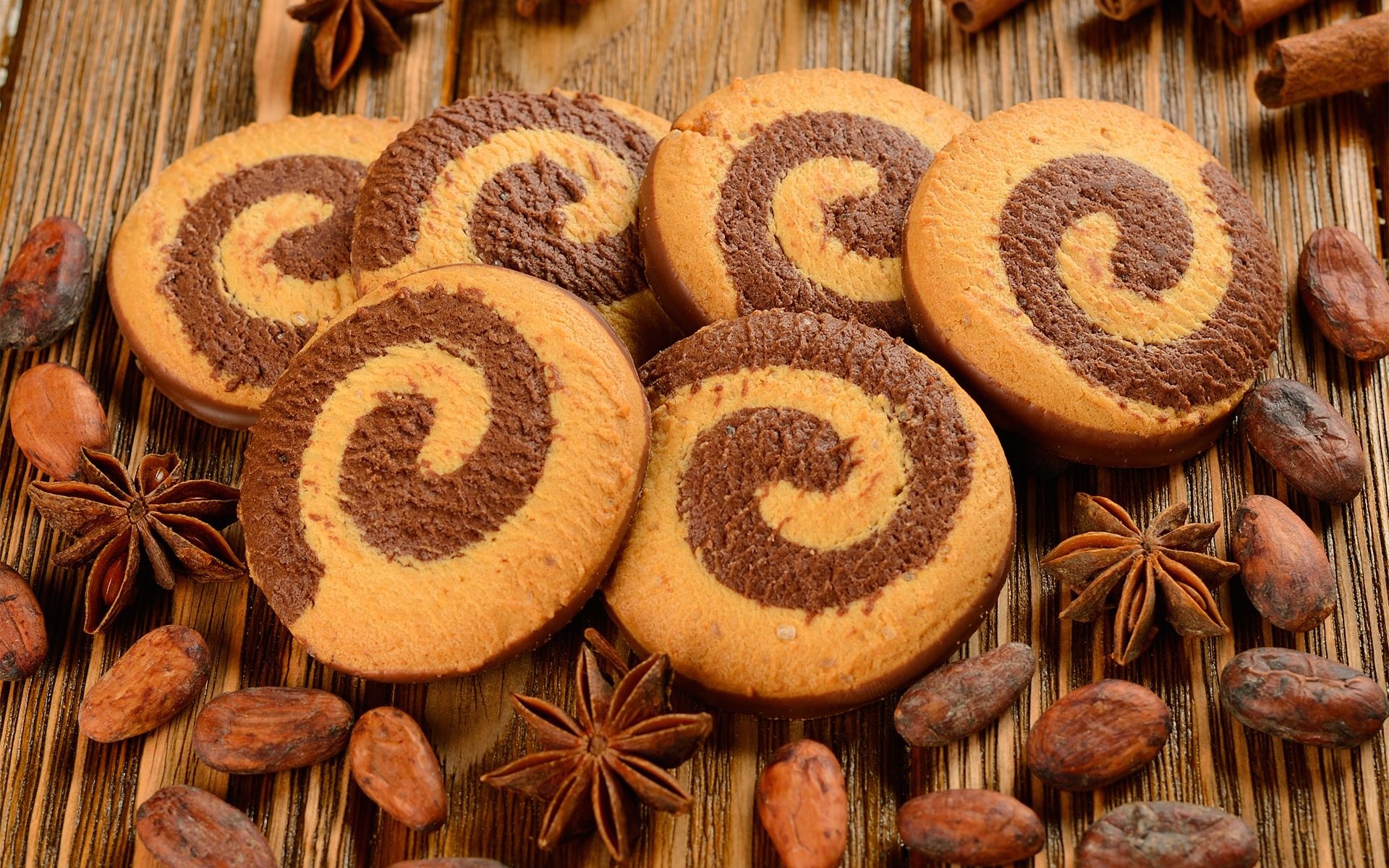3D abstract biscuits, Playful design, Whimsical creation, Edible art, 1920x1200 HD Desktop