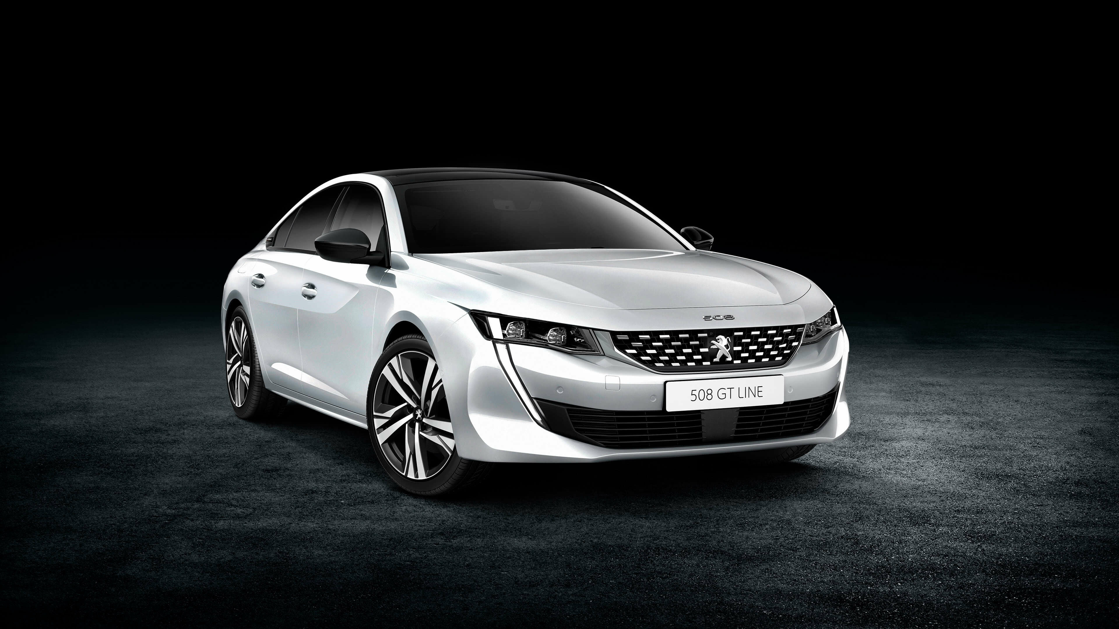 Peugeot 508 GT, Luxury sedan, High-performance engine, Sleek and stylish design, 3840x2160 4K Desktop