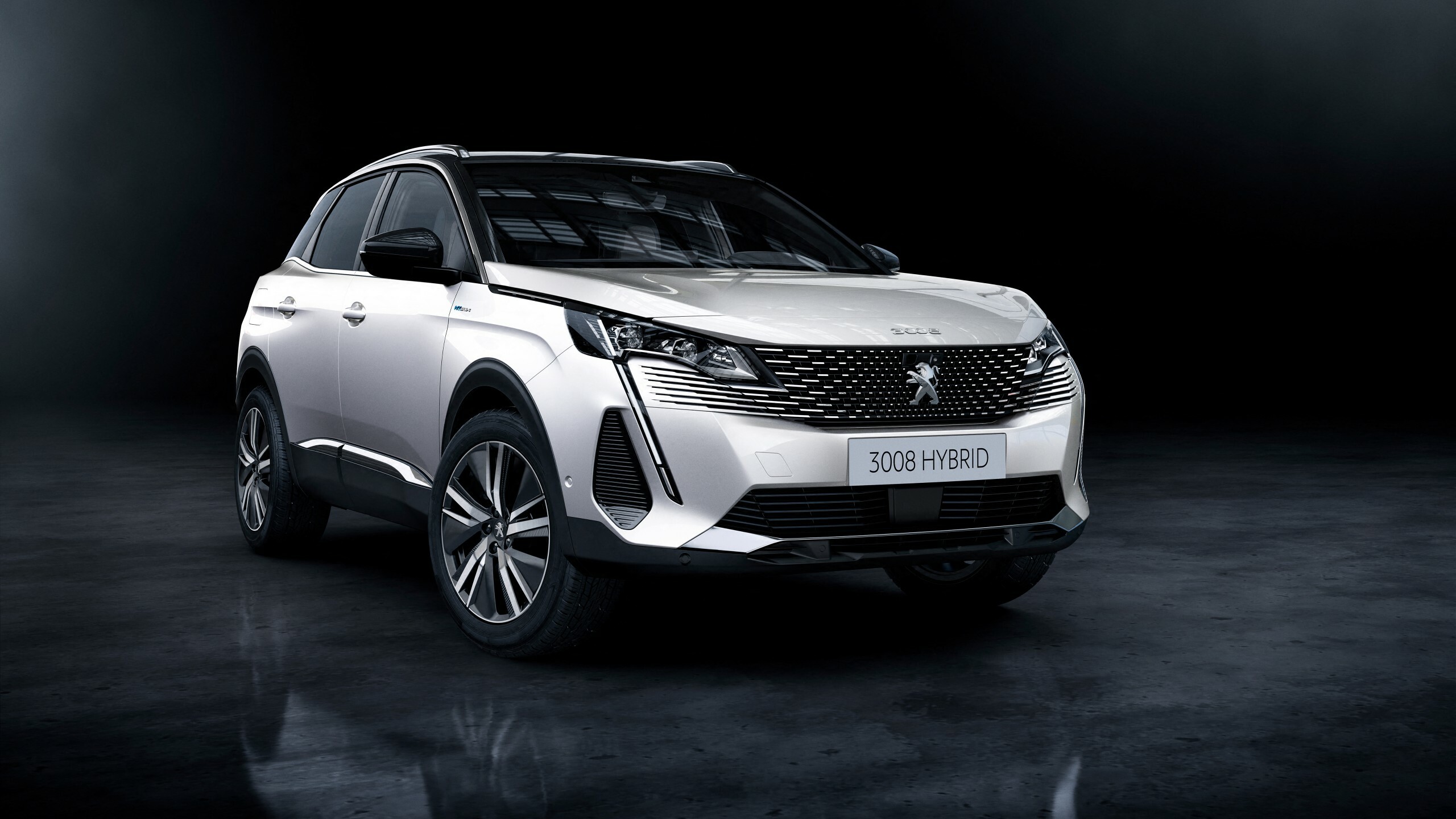 Peugeot 3008, Crossover SUV, Sleek design, Advanced safety features, 2560x1440 HD Desktop