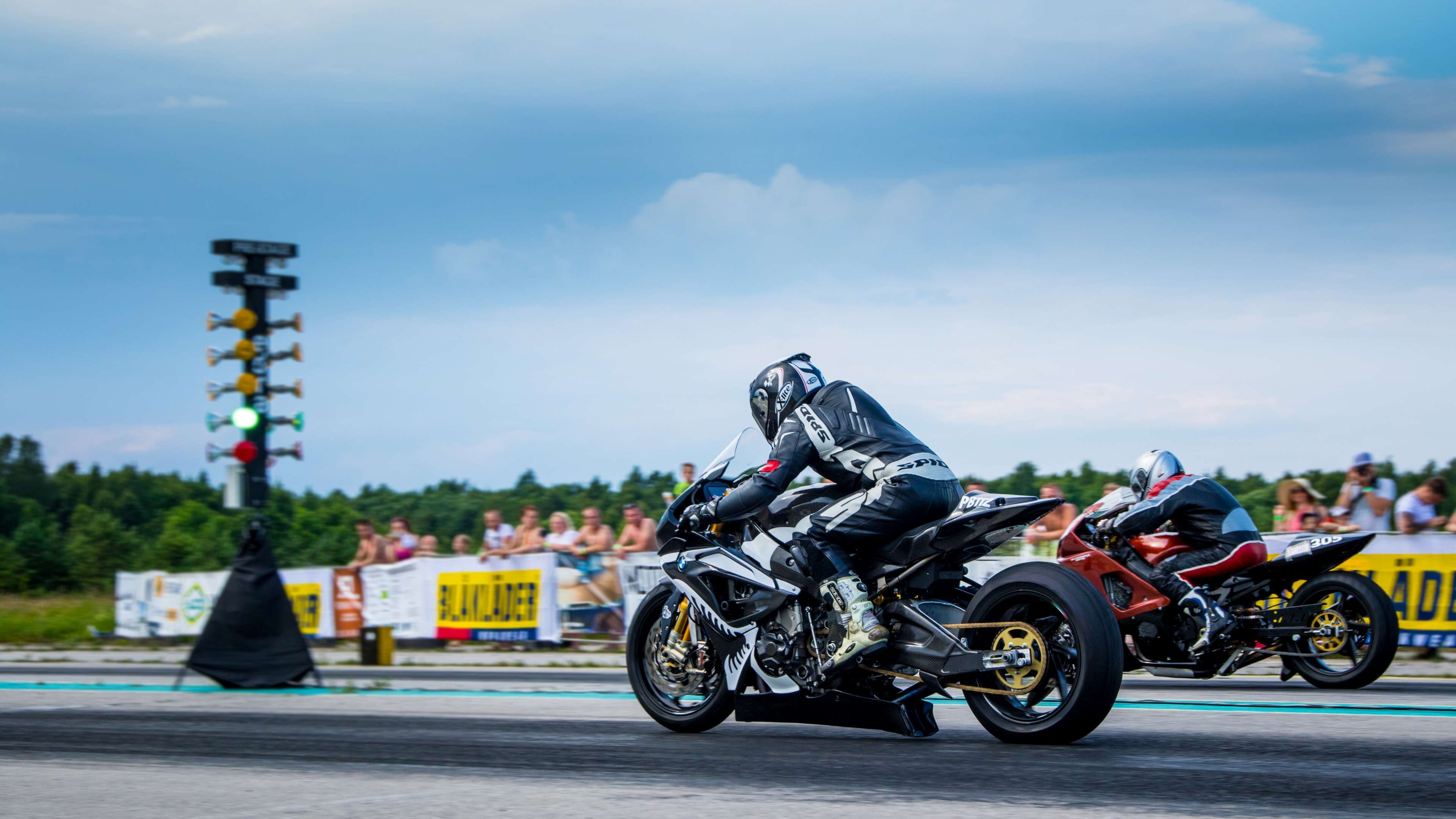 Drag racing, Motorcycle Racing Wallpaper, 3840x2160 4K Desktop