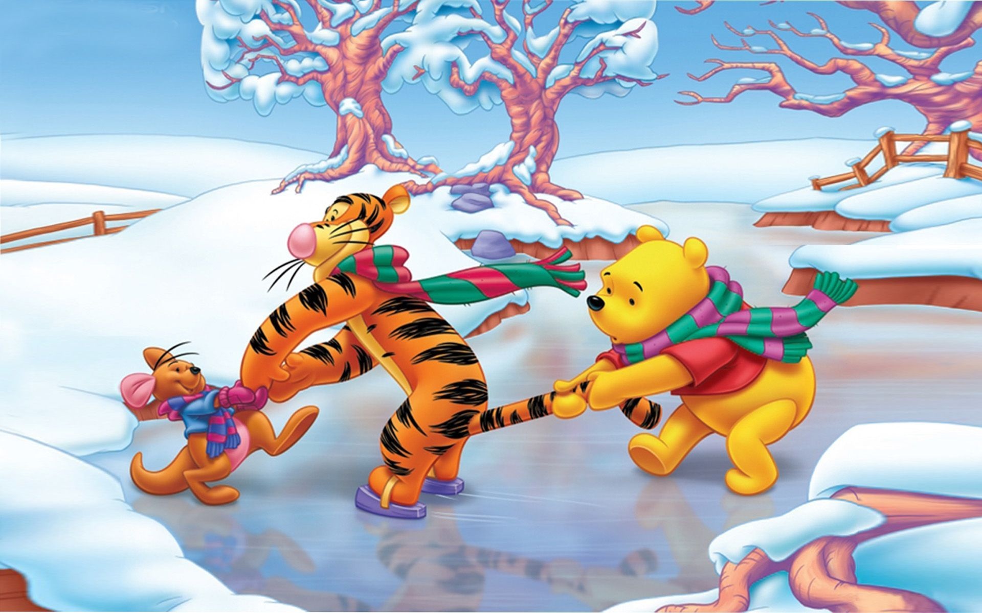 Tigger, Tigger winter wallpapers, 4K, Animation, 1920x1200 HD Desktop