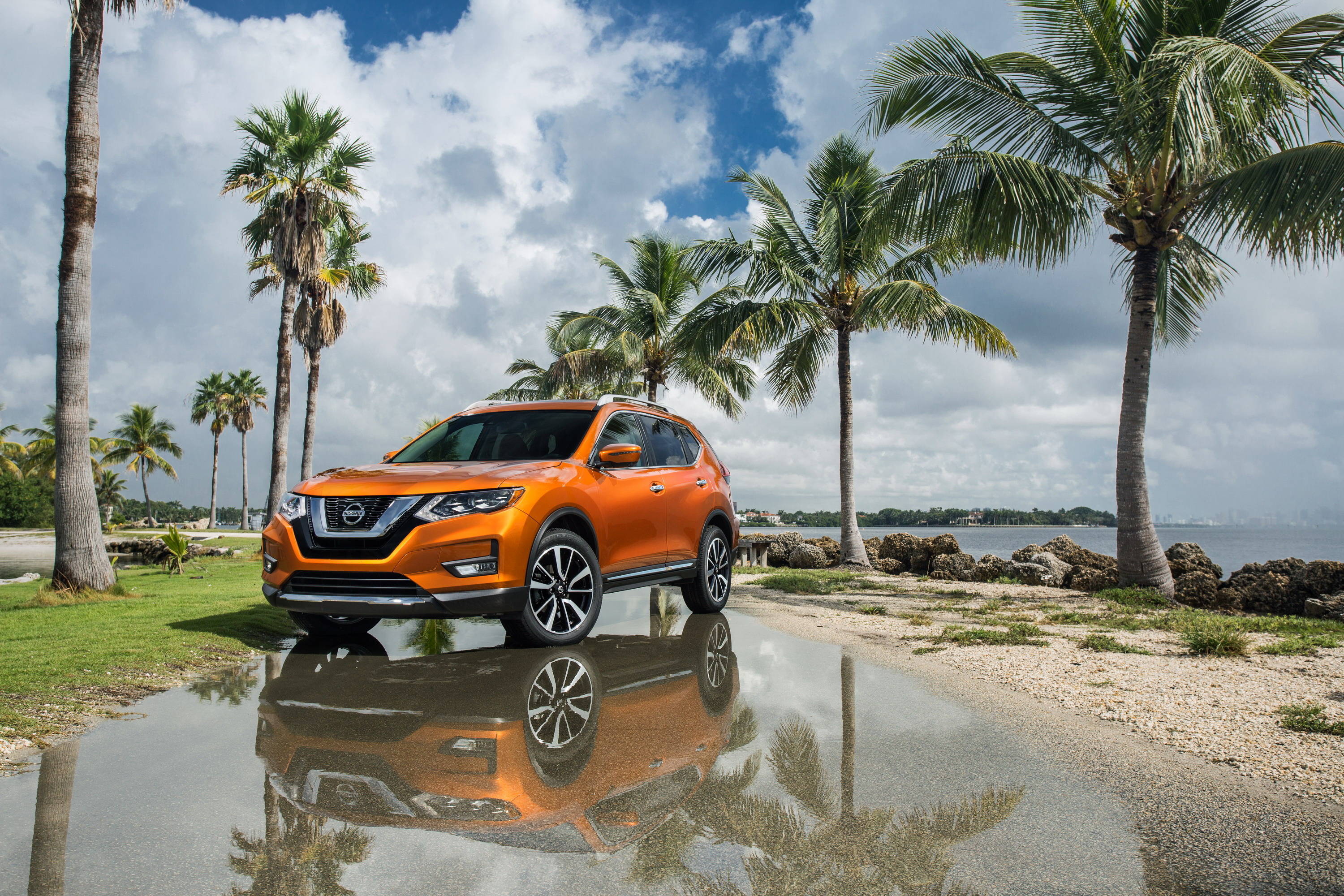 Nissan Rogue, Versatile crossover, Sleek design, Spacious interior, 3000x2000 HD Desktop