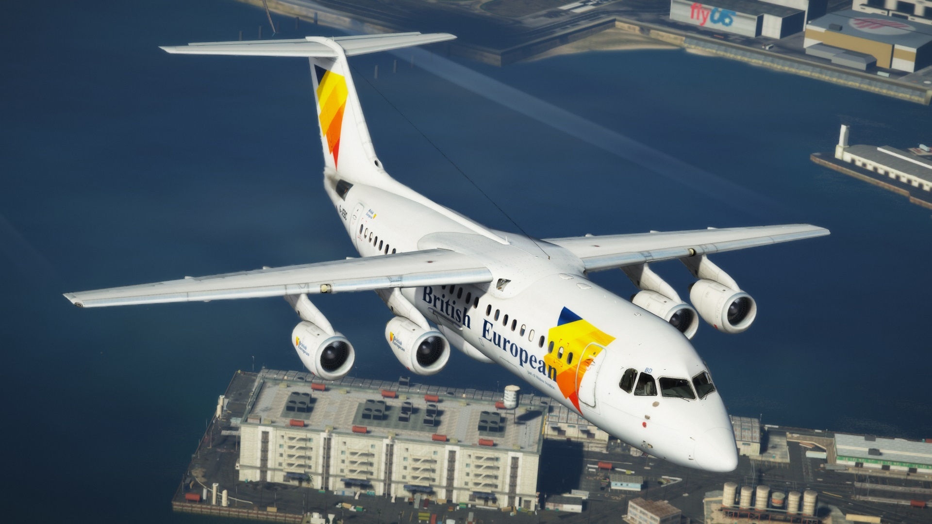 BAe 146, Travels, Avro RJ100, Livery pack, 1920x1080 Full HD Desktop