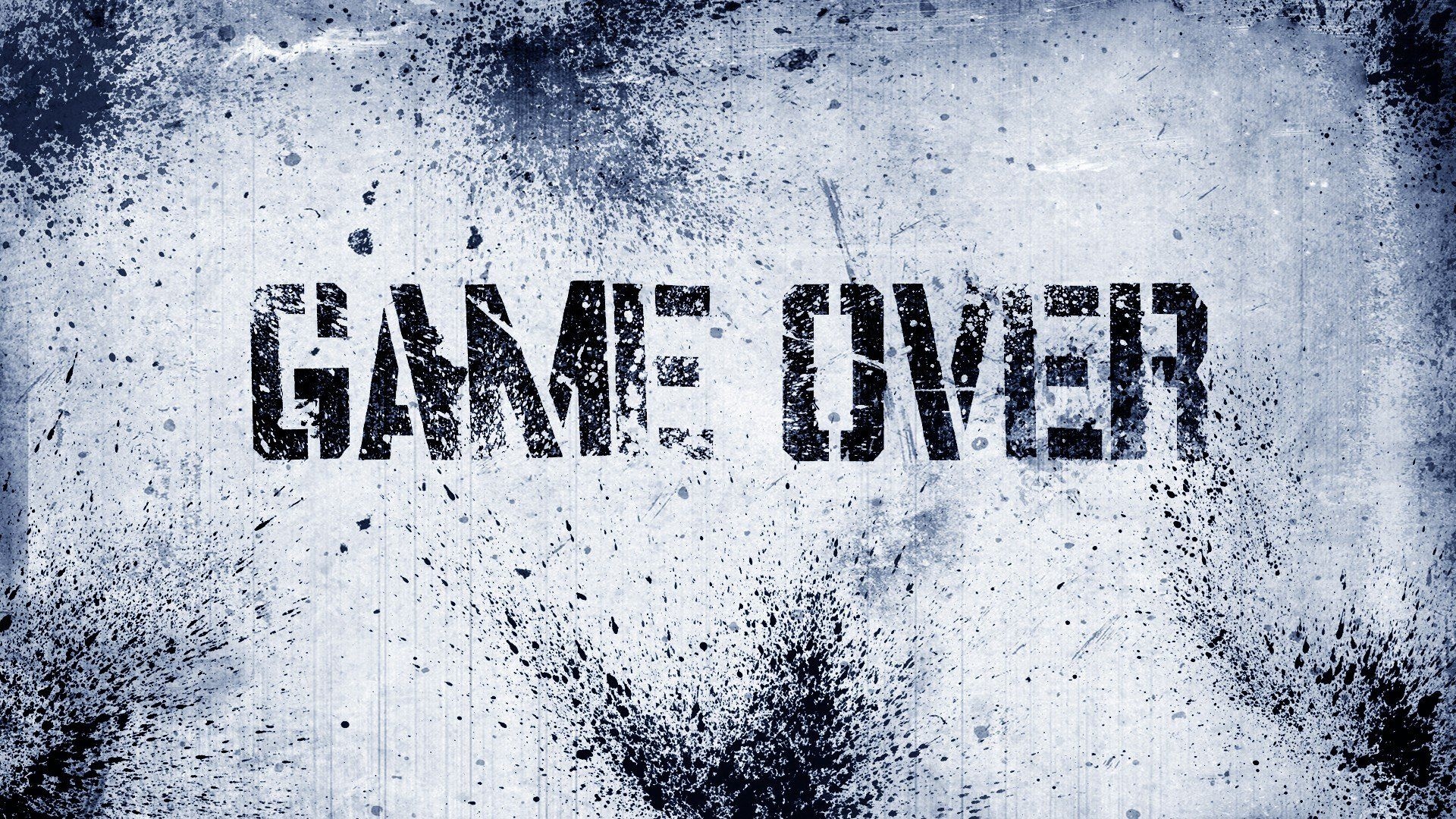 Game Over, Cool and stylish, Minimalist design, Sleek, 1920x1080 Full HD Desktop