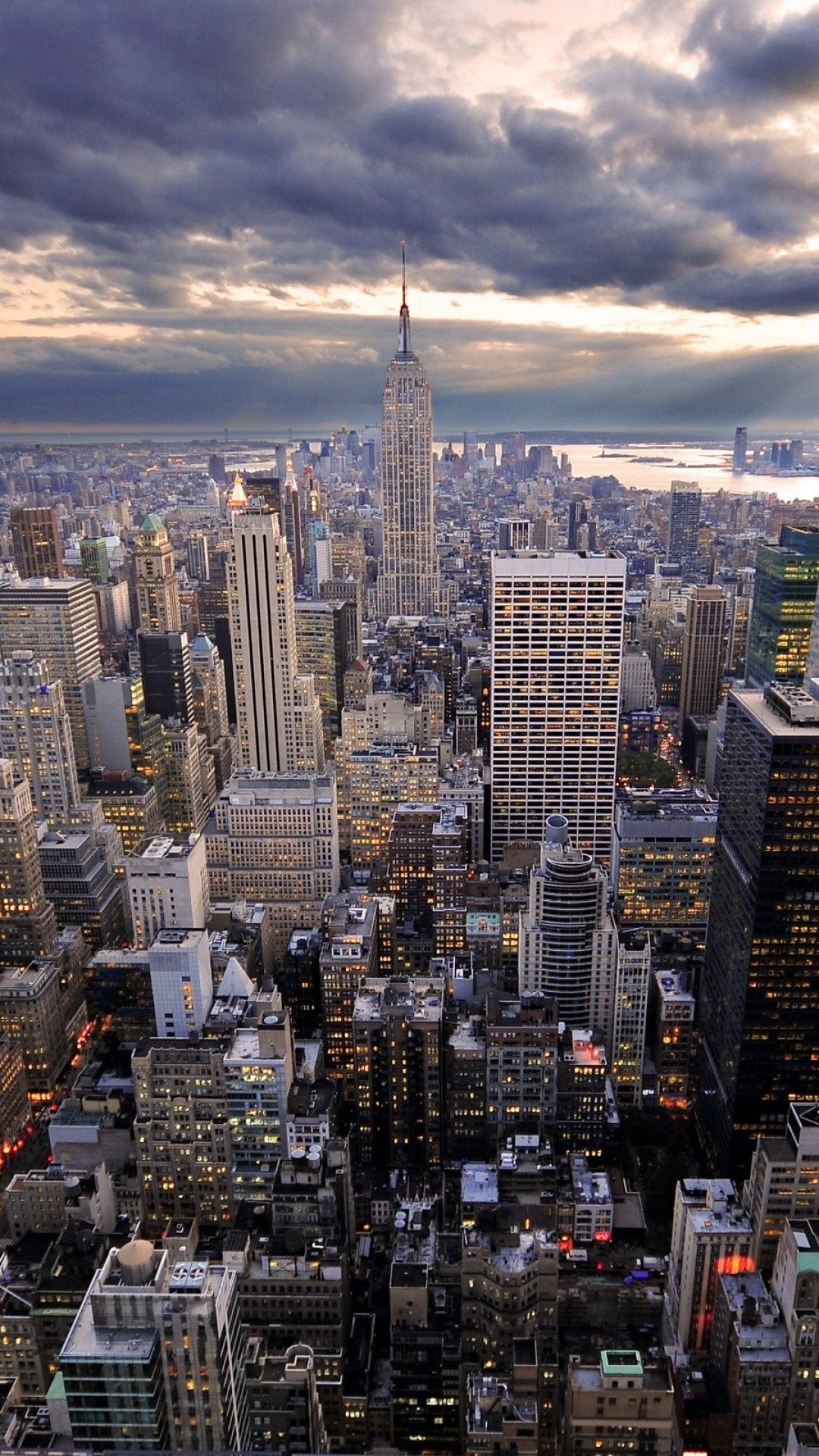 Manhattan Skyline, Travels, New York iphone wallpapers, City vibes, 1080x1920 Full HD Phone