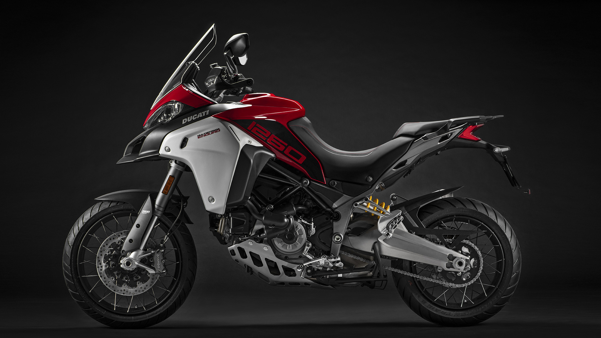 Ducati Multistrada 1260 Enduro, Studio gallery, P&H motorcycles, 1920x1080 Full HD Desktop