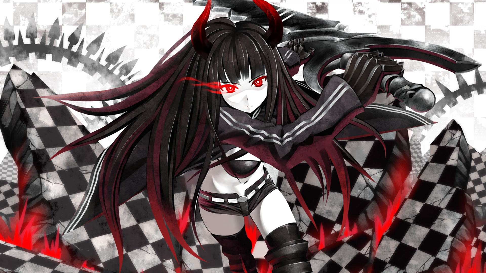 Black Rock Shooter, HD wallpapers, Und hintergr&uuml;nde, 1200, 1920x1080 Full HD Desktop