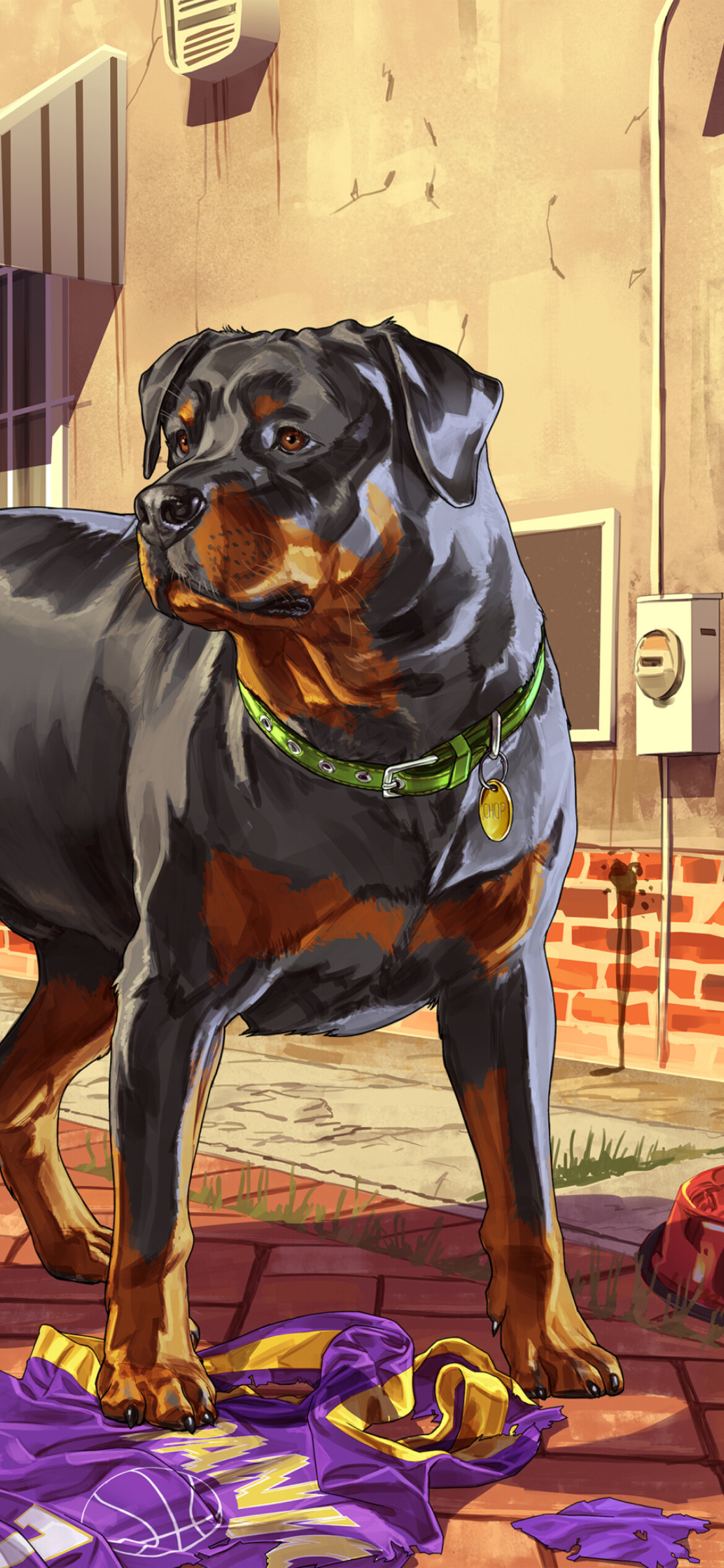 Grand Theft Auto 5, Loyal companion, Dynamic wallpaper, iPhone wallpaper, 1170x2540 HD Phone