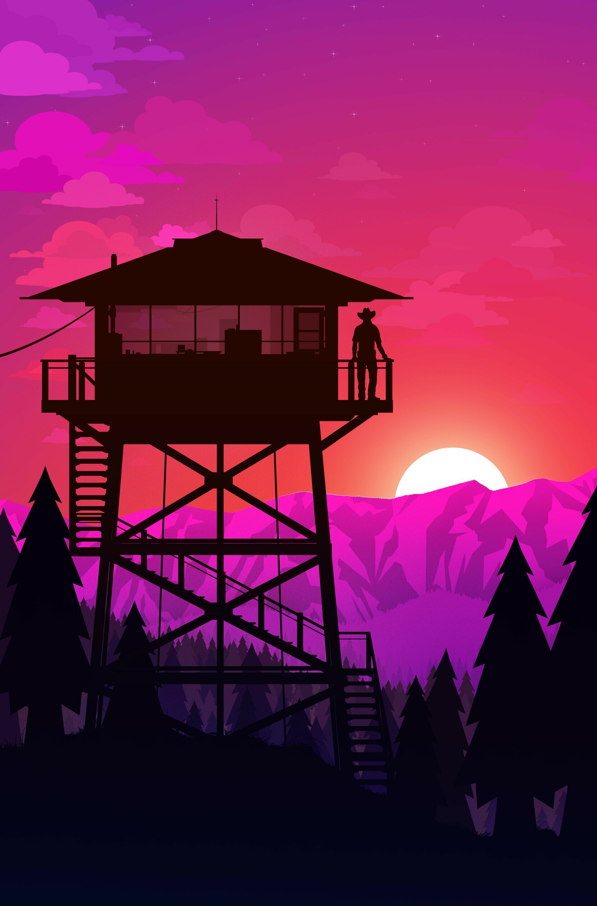 Henry, Firewatch Wallpaper, 1920x2920 HD Phone