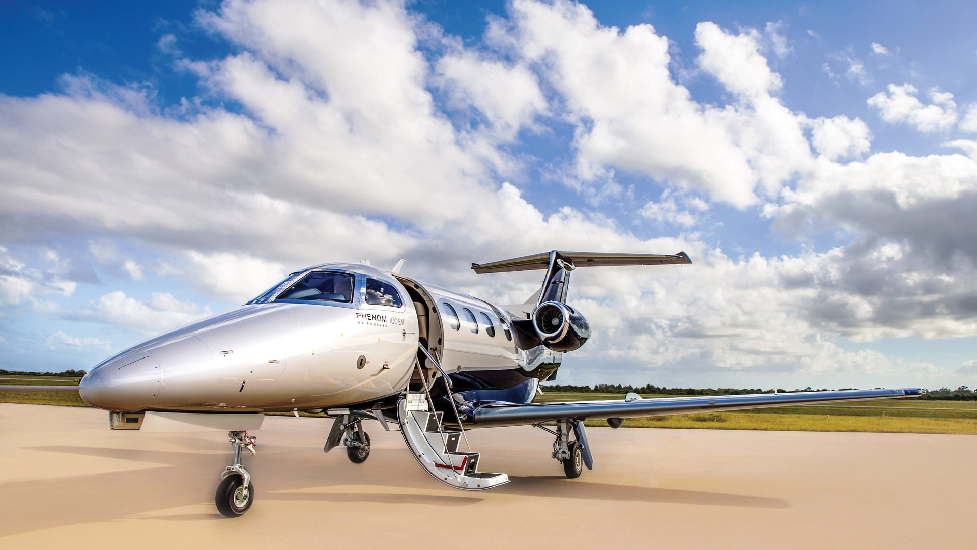 Embraer Phenom, Charter a Jet, 1920x1080 Full HD Desktop