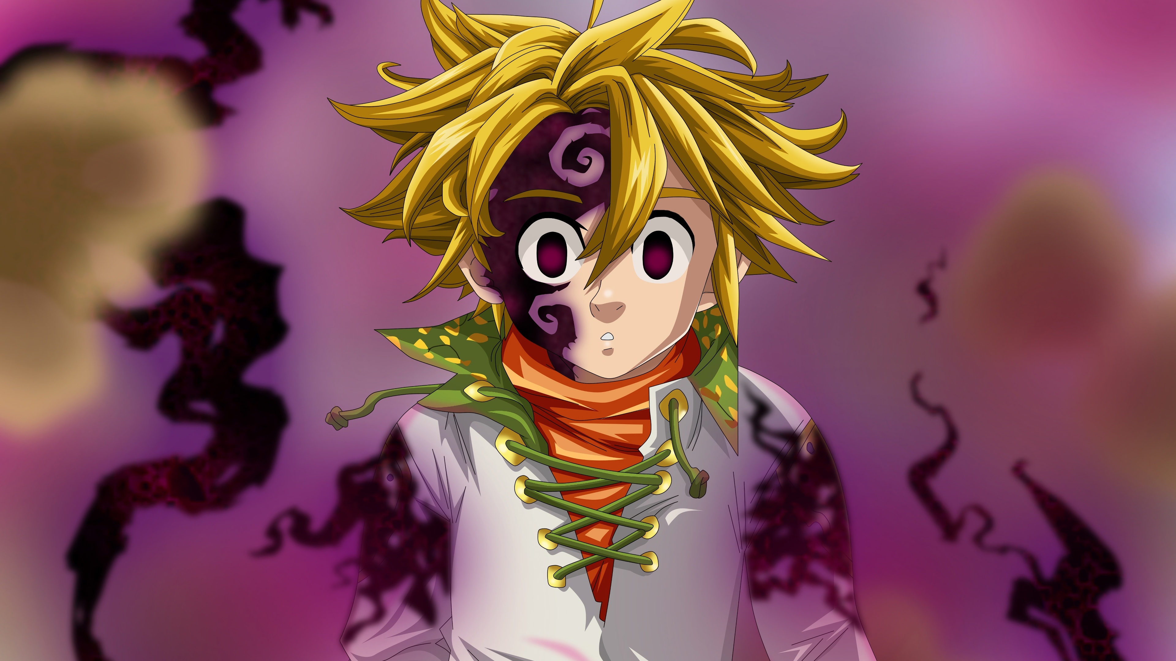 Meliodas, Anime character, 4K wallpapers, The Seven Deadly Sins, 3840x2160 4K Desktop