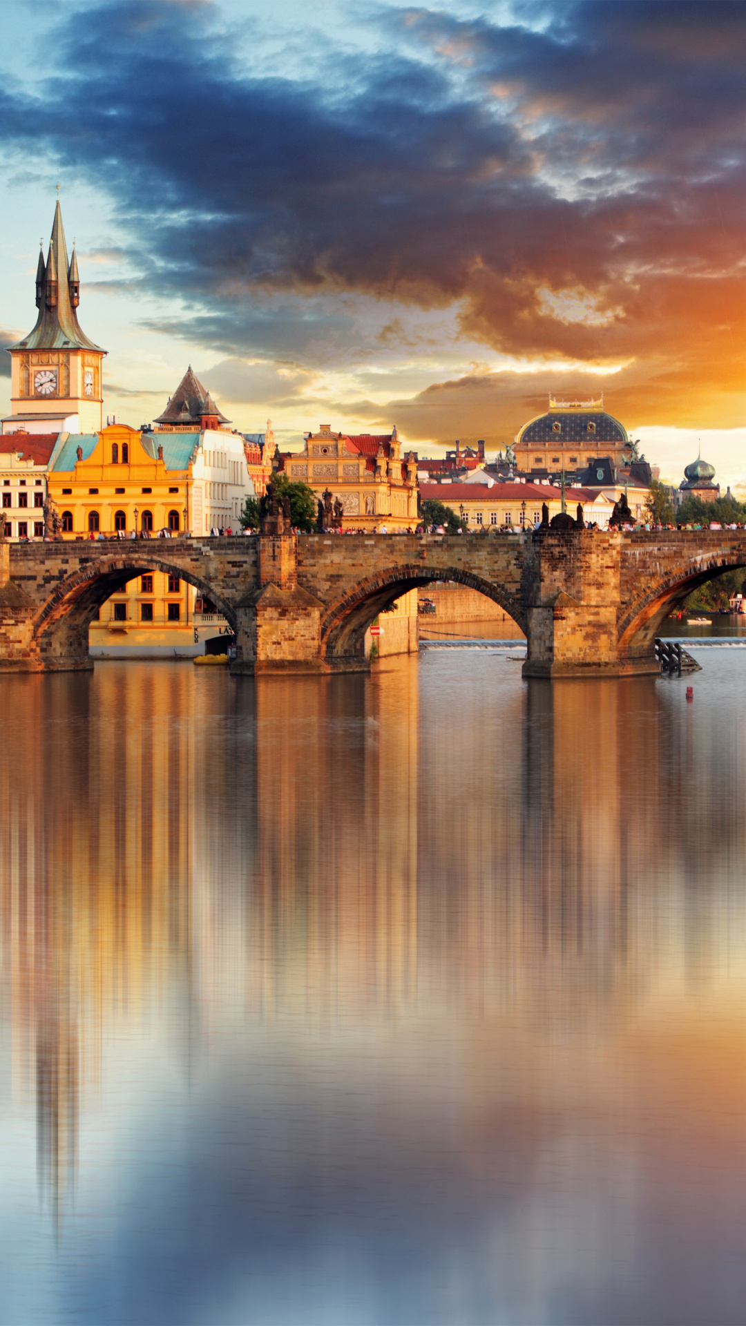 Free download wallpaper, Prague's beauty, High resolution, Desktop, mobile, tablet, 1080x1920 Full HD Phone