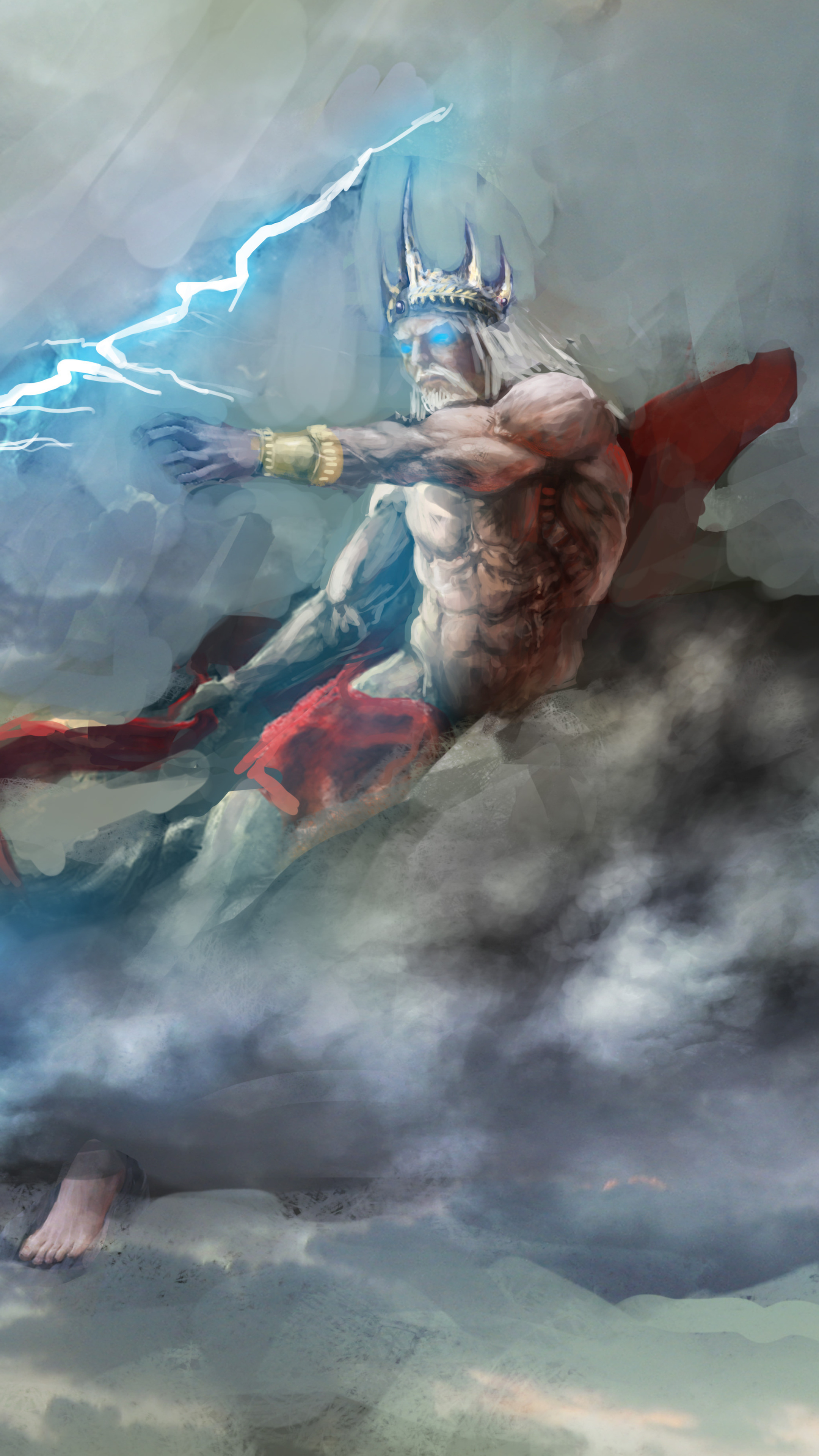 Zeus, King of gods, Stunning Xperia wallpapers, Immersive visuals, 2160x3840 4K Phone