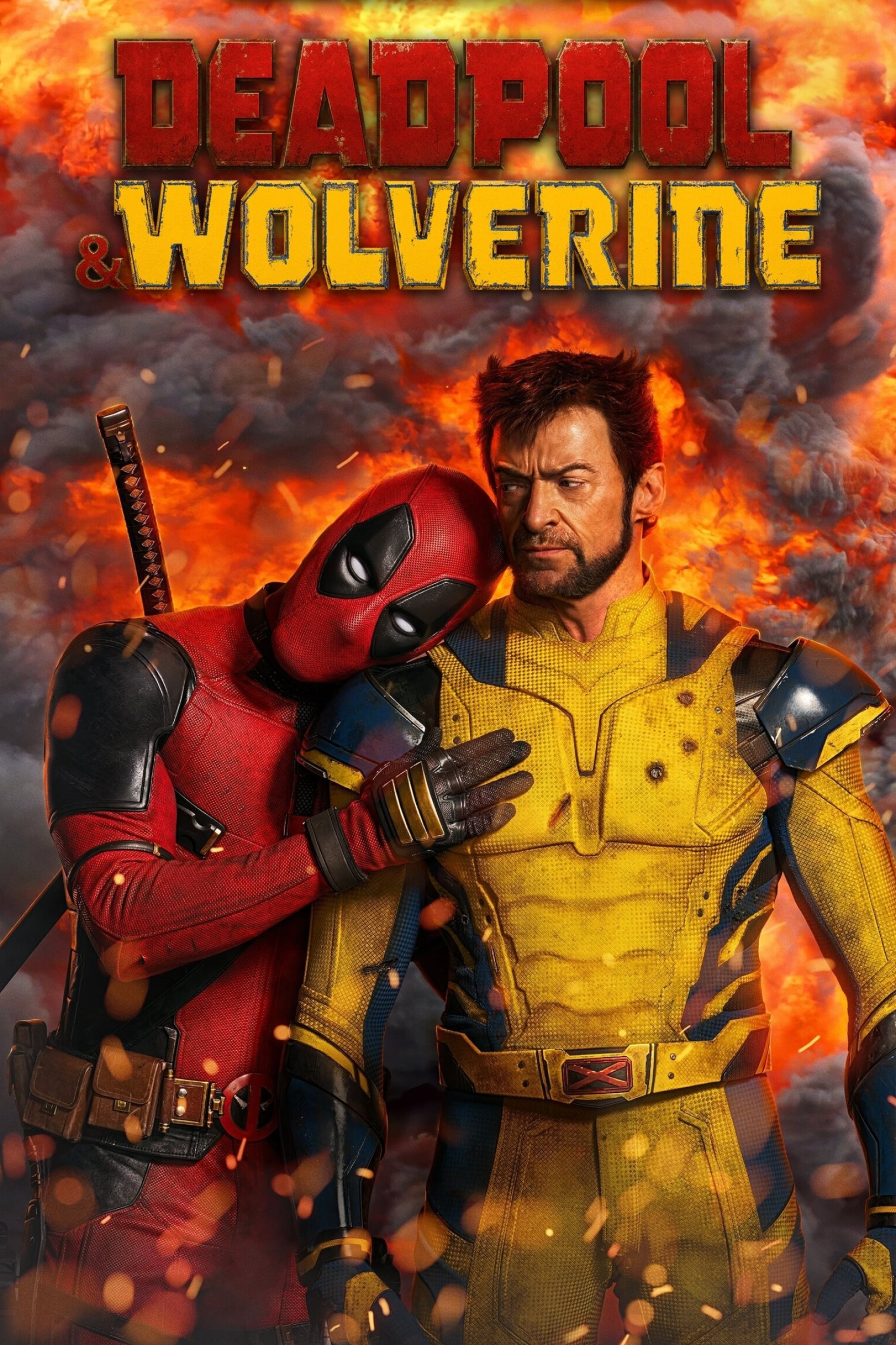 Deadpool, Wolverine, 2024, Polish Poster, Art, 1710x2560 HD Phone