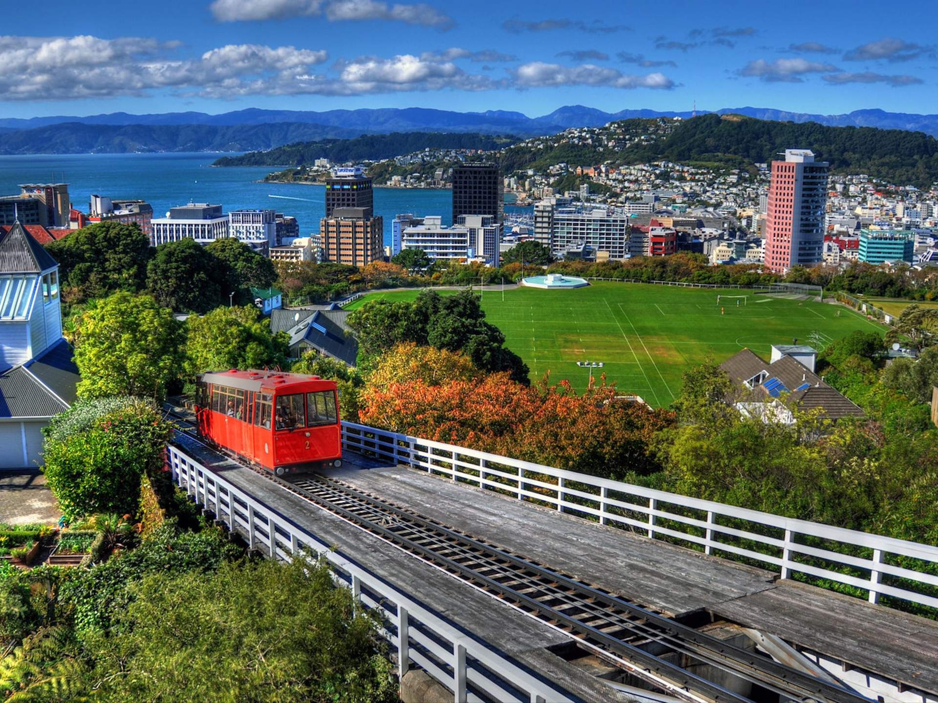 Wellington, New Zealand, Green spaces, Tranquil, 1920x1440 HD Desktop