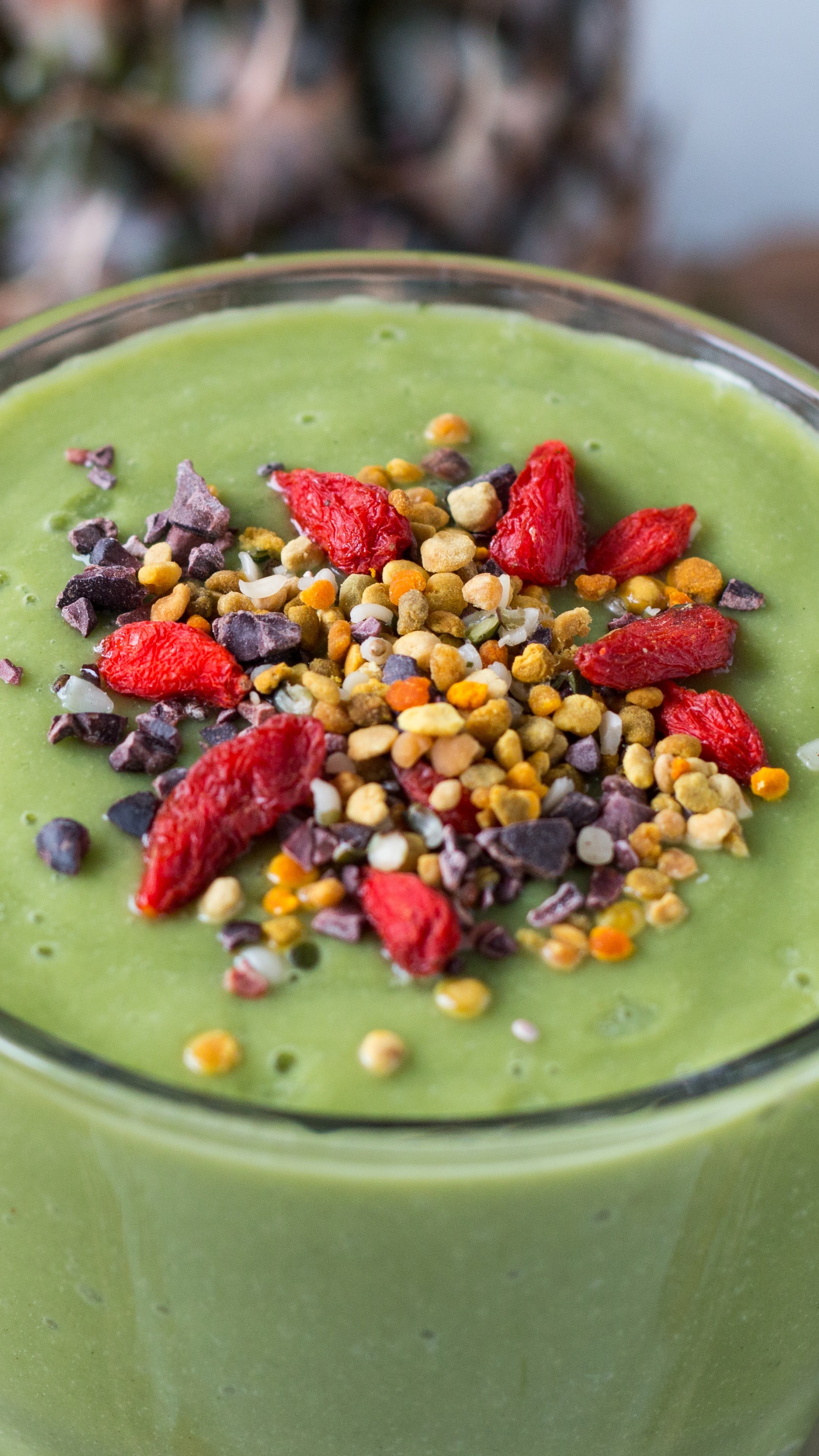 Goji Berries, Smoothie ingredients, Avocado and pineapple, Nutritious blend, 2160x3840 4K Phone