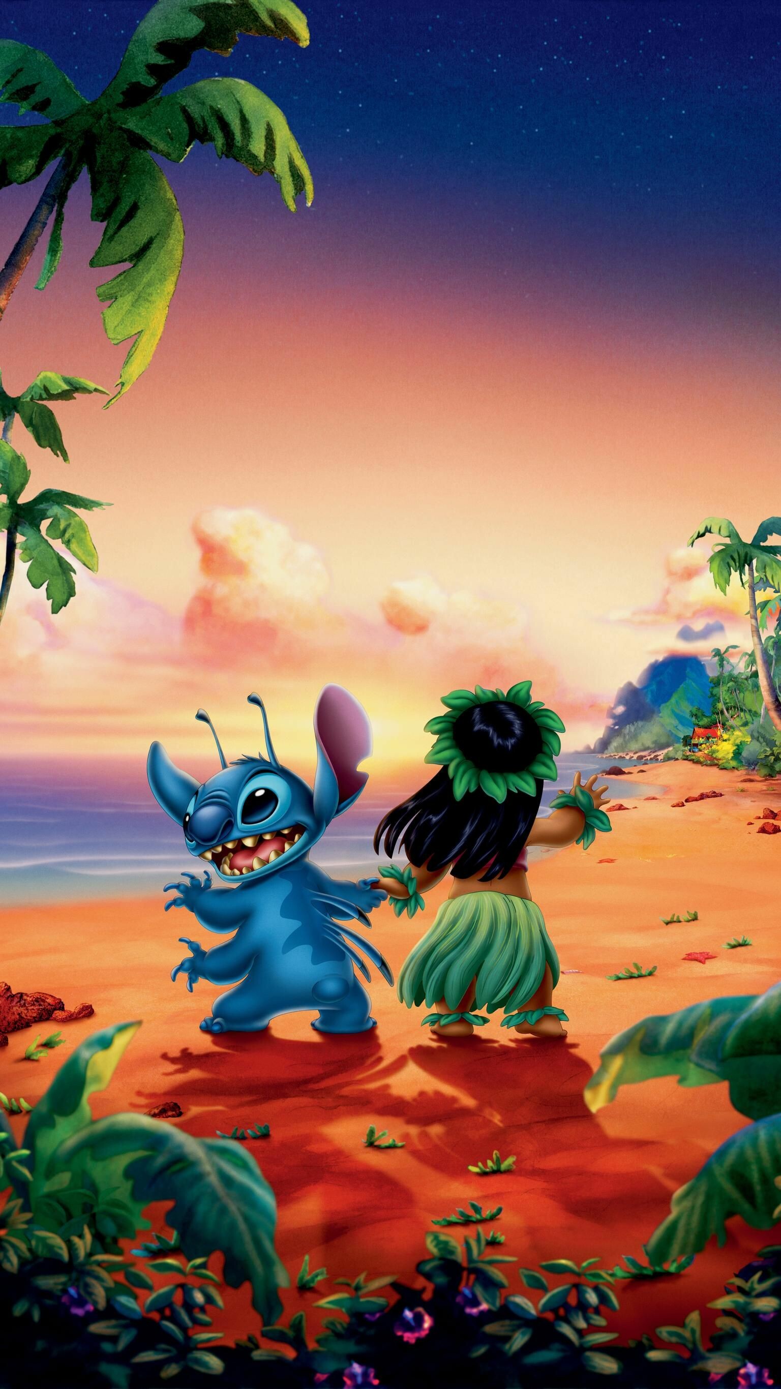 Lilo & Stitch 2002, Phone wallpaper, Disney magic, Beautiful and enchanting, 1540x2740 HD Phone