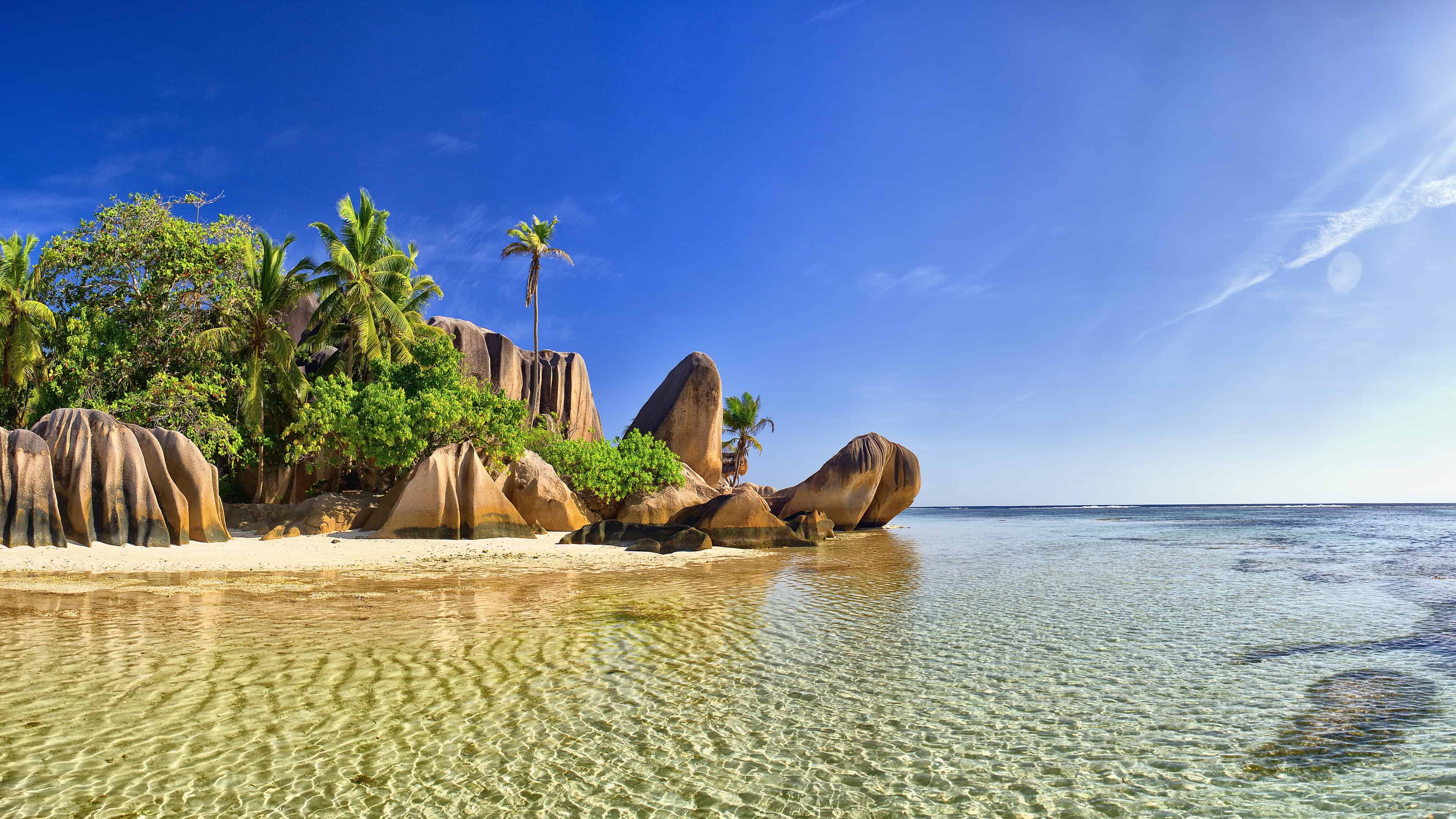 Seychelles beach wallpapers, Beach backgrounds, 3840x2160 4K Desktop