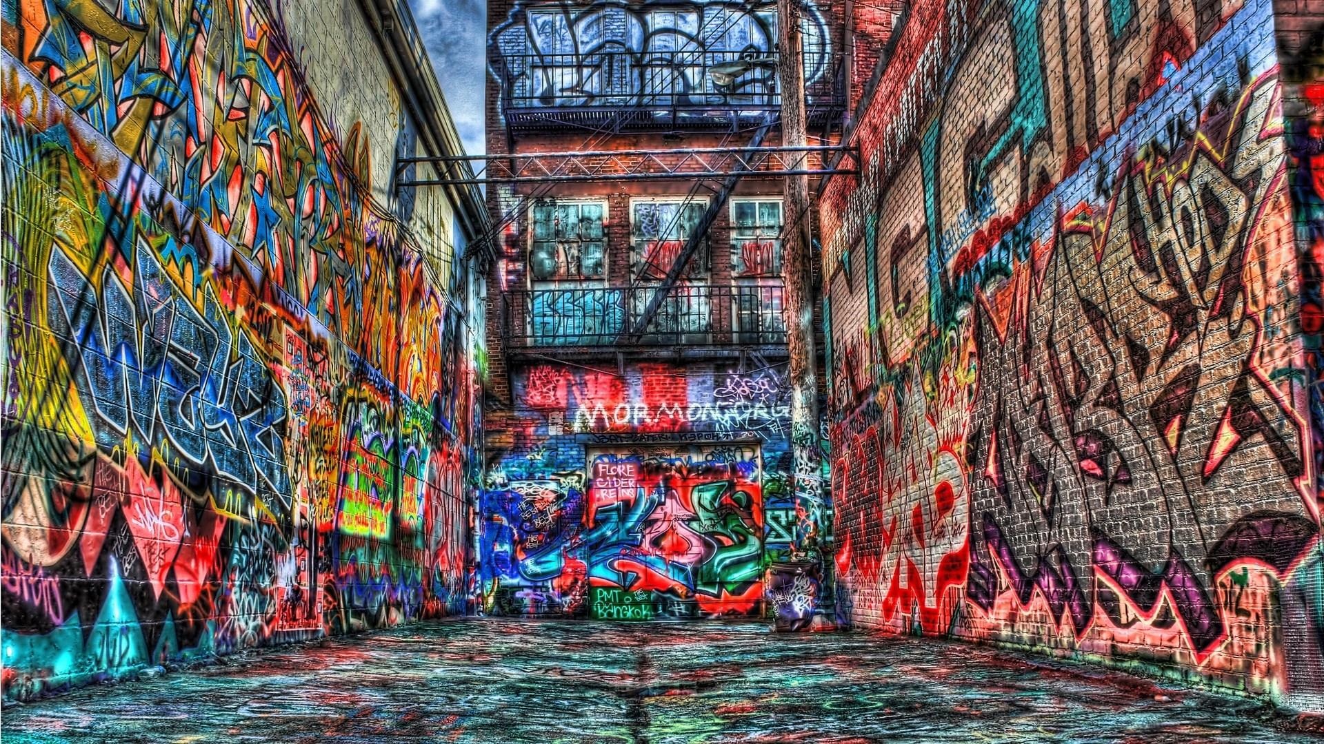 Hip-hop graffiti, Artistic expressions, Graffiti culture, Urban creativity, 1920x1080 Full HD Desktop