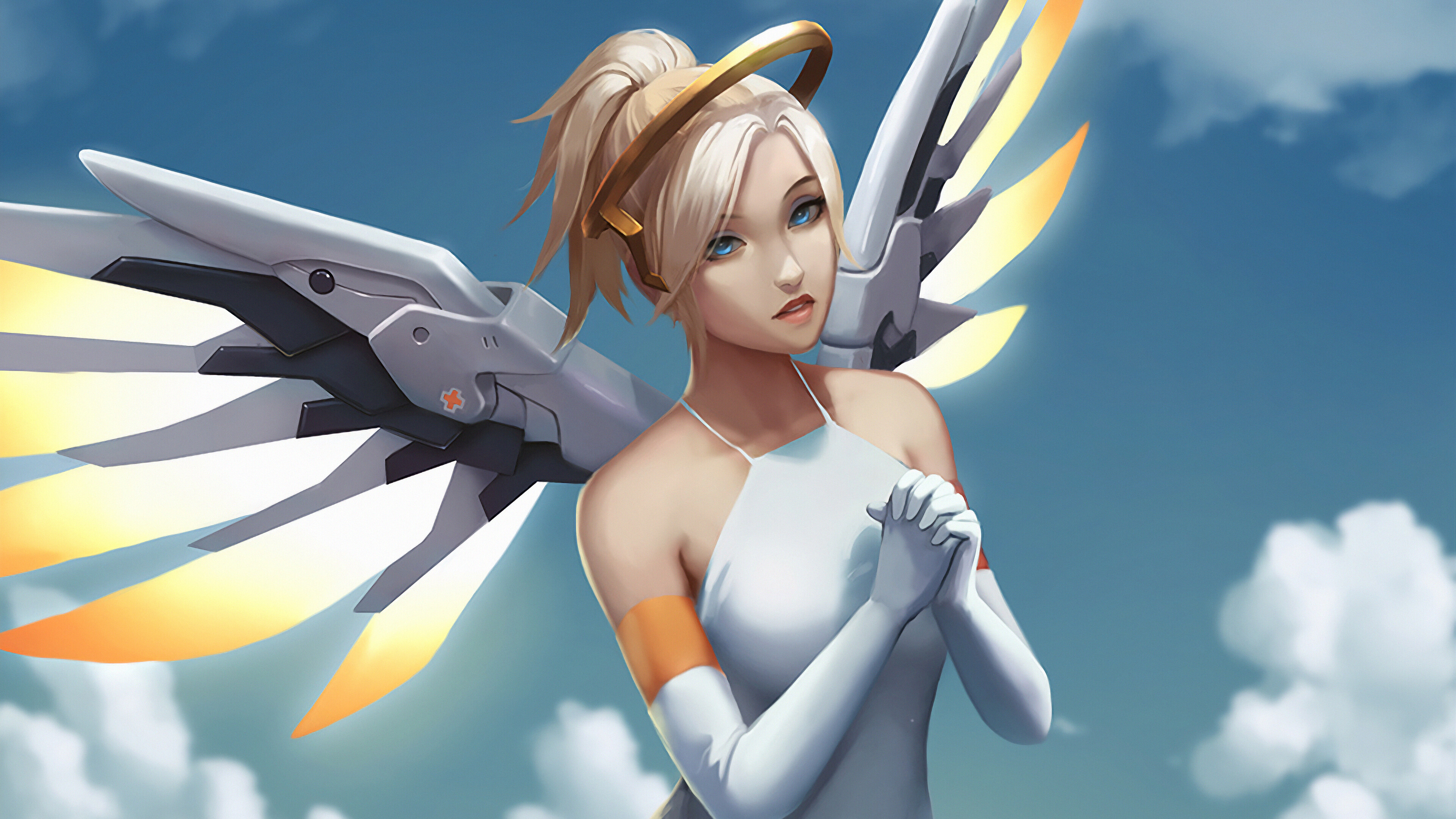 Mercy, Overwatch Wallpaper, 3840x2160 4K Desktop