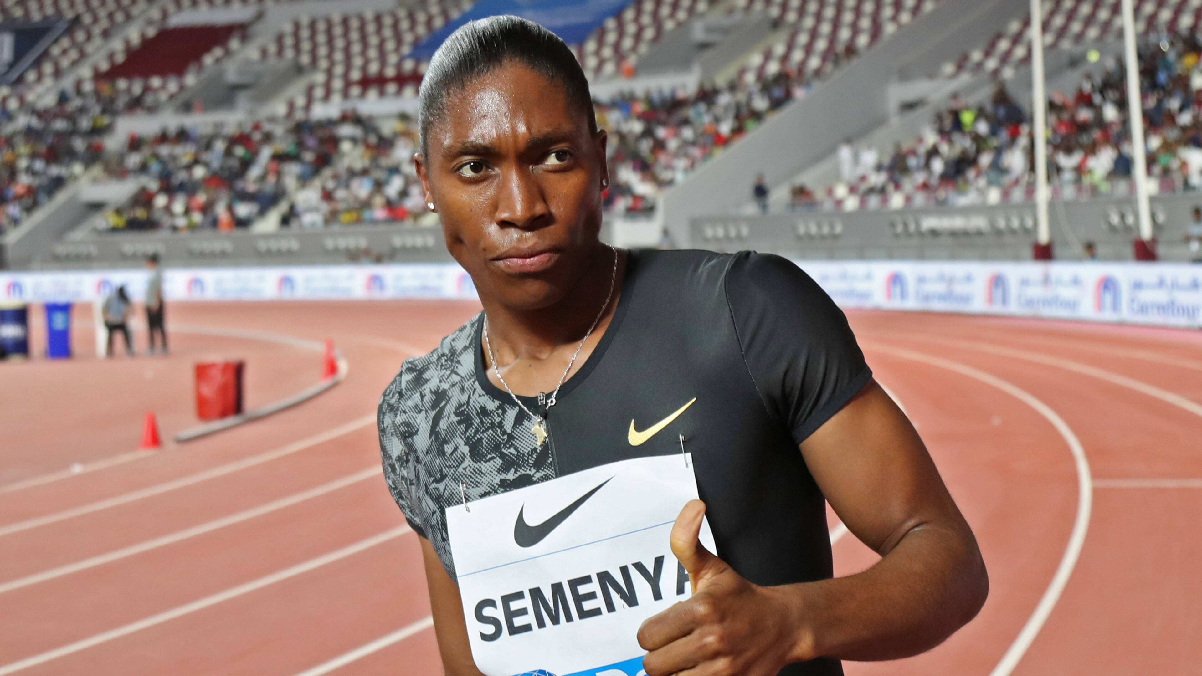 Caster Semenya, Olympic champion, Powerful competitor, Unmatched talent, 3840x2160 4K Desktop