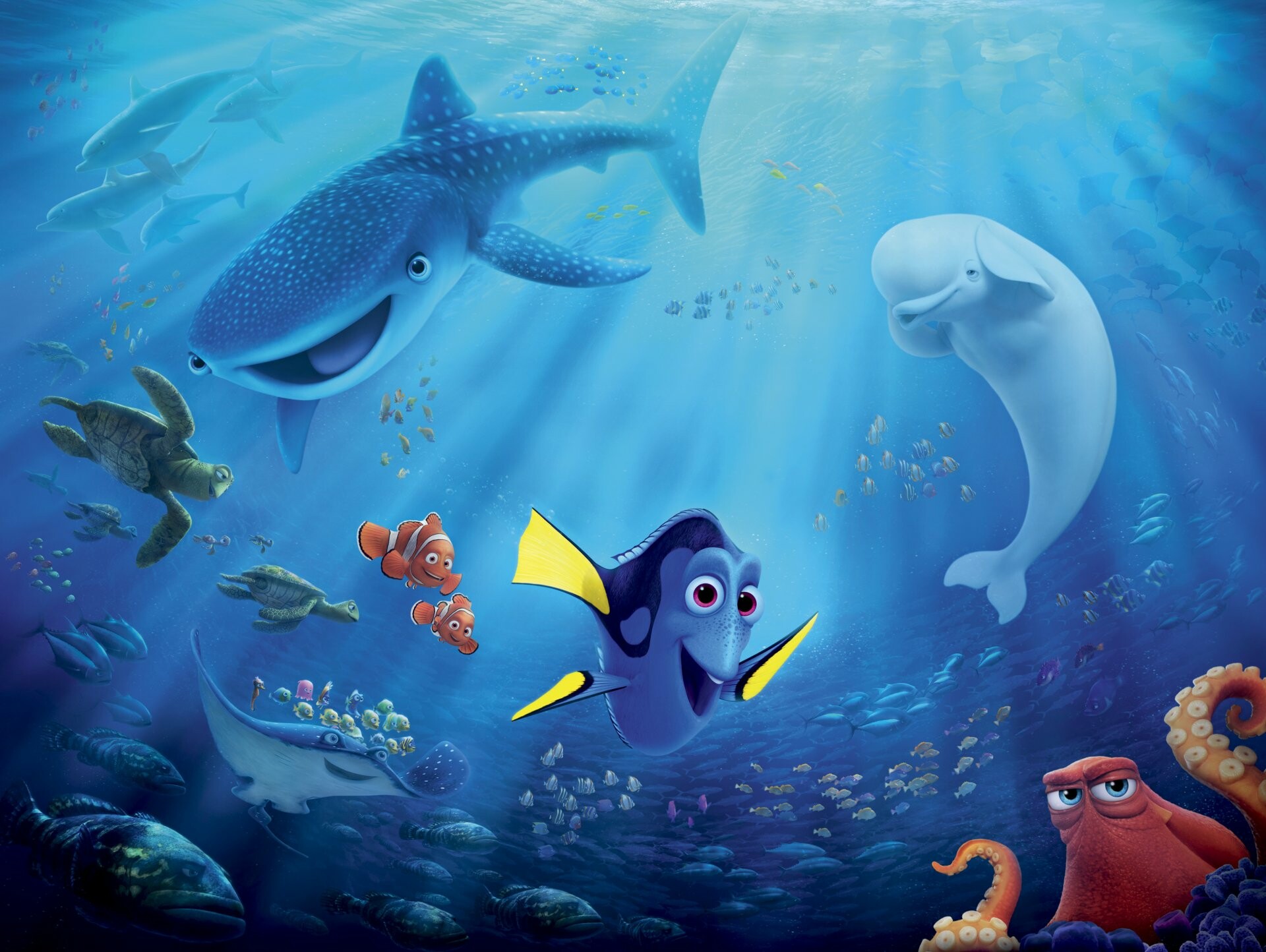 Finding Dory, Forgetful fish, Underwater adventure, Destiny character, 1920x1450 HD Desktop