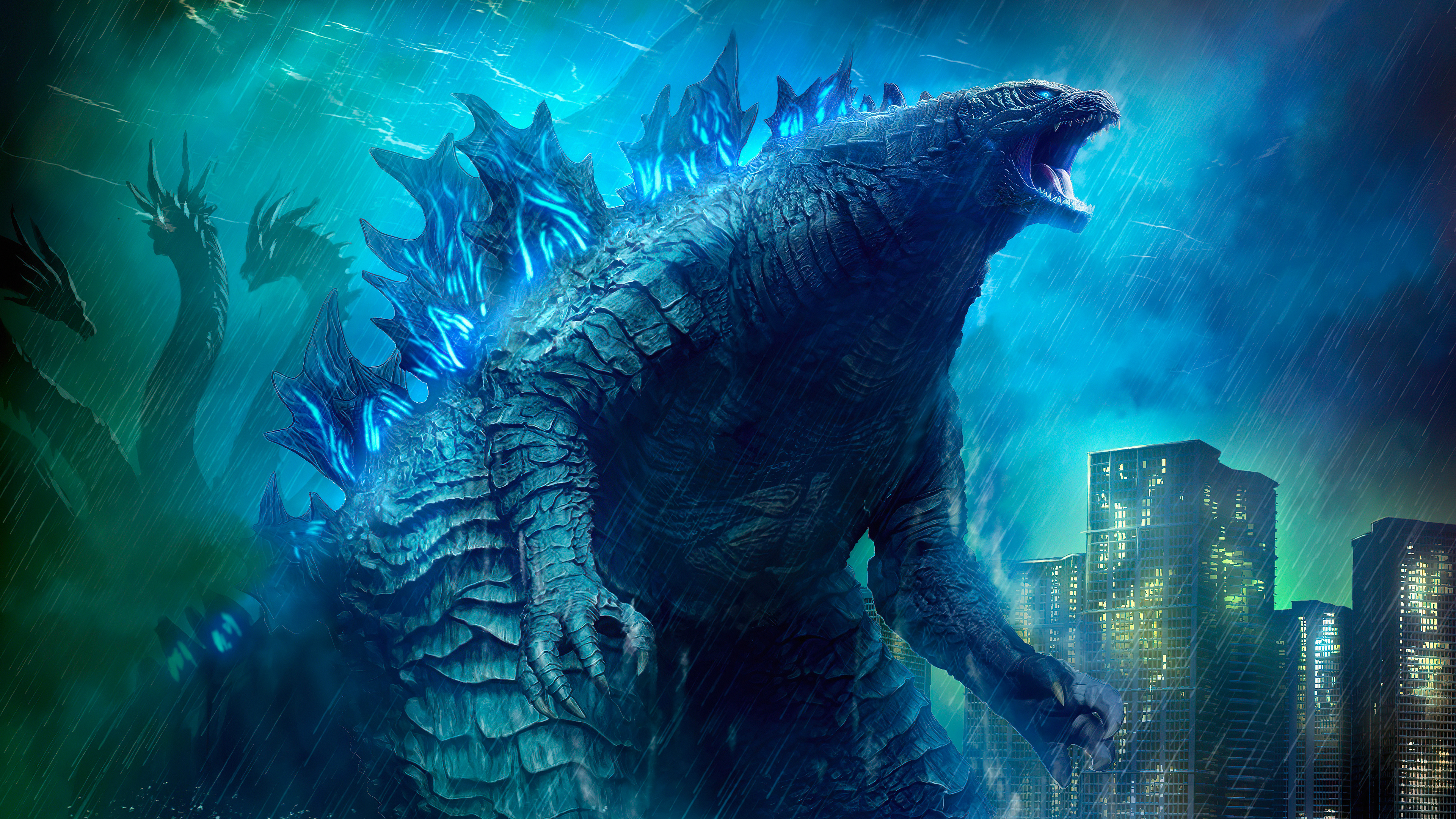 Godzilla, Full HD laptop wallpapers, Movie wallpapers, 3840x2160 4K Desktop