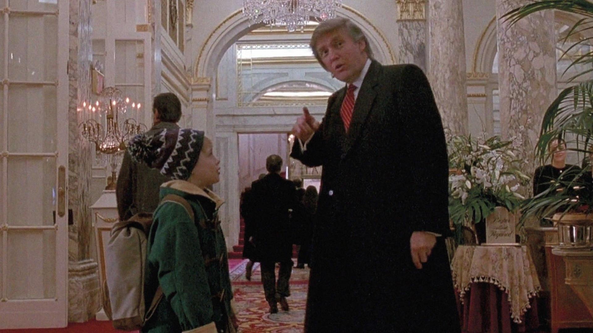 Home Alone 2, Donald Trump reference, Memorable scene, Political connection, 1920x1080 Full HD Desktop