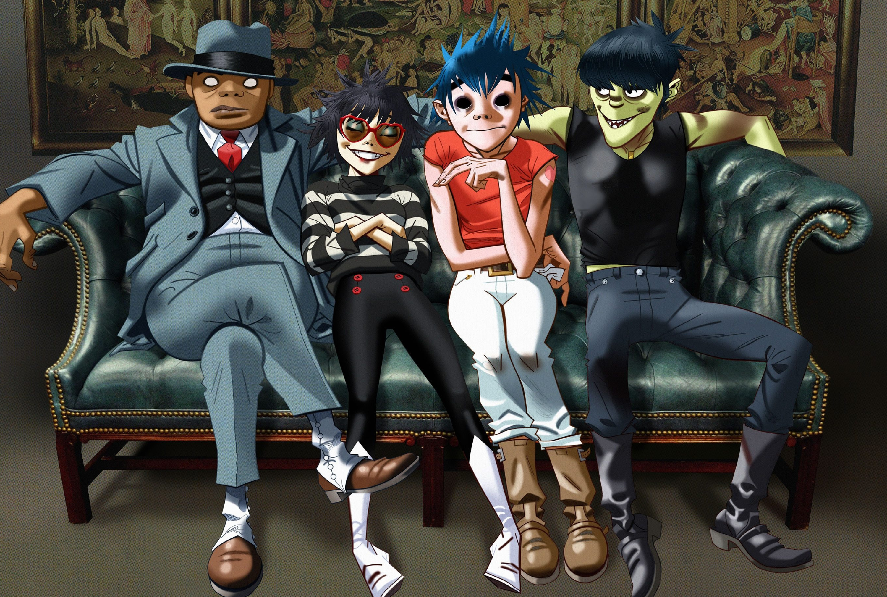 Funky club video, Gorillaz get funky, 3000x2020 HD Desktop