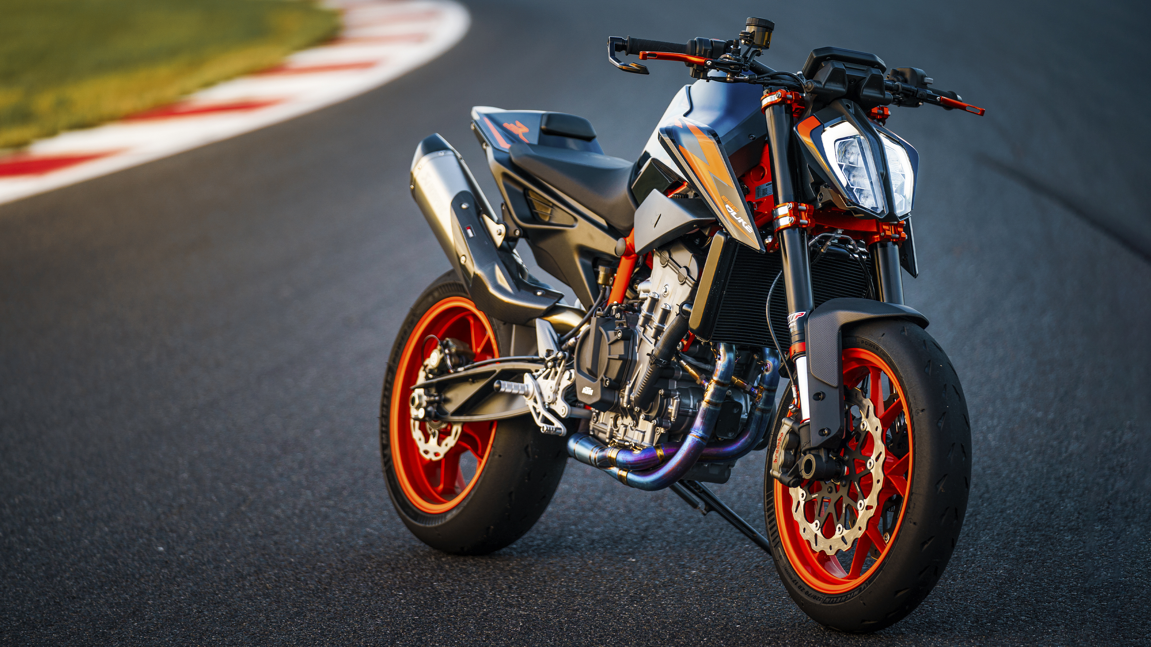 KTM 890 Duke R, New model for 2022, Deep blue hue, Exciting updates, 3840x2160 4K Desktop