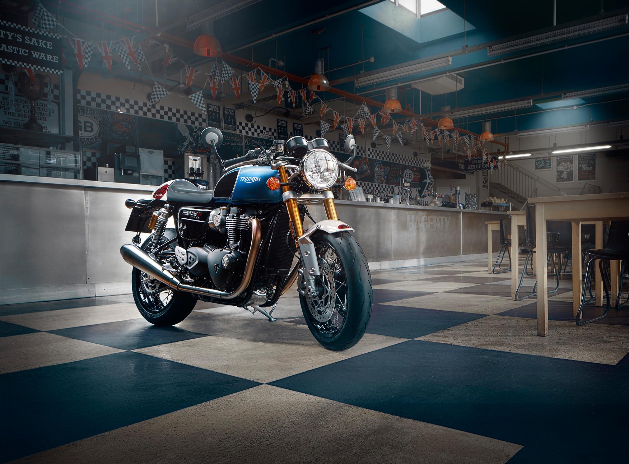 Triumph Thruxton RS, Auto excellence, 2022 model, Limited ton-up edition, 2030x1500 HD Desktop