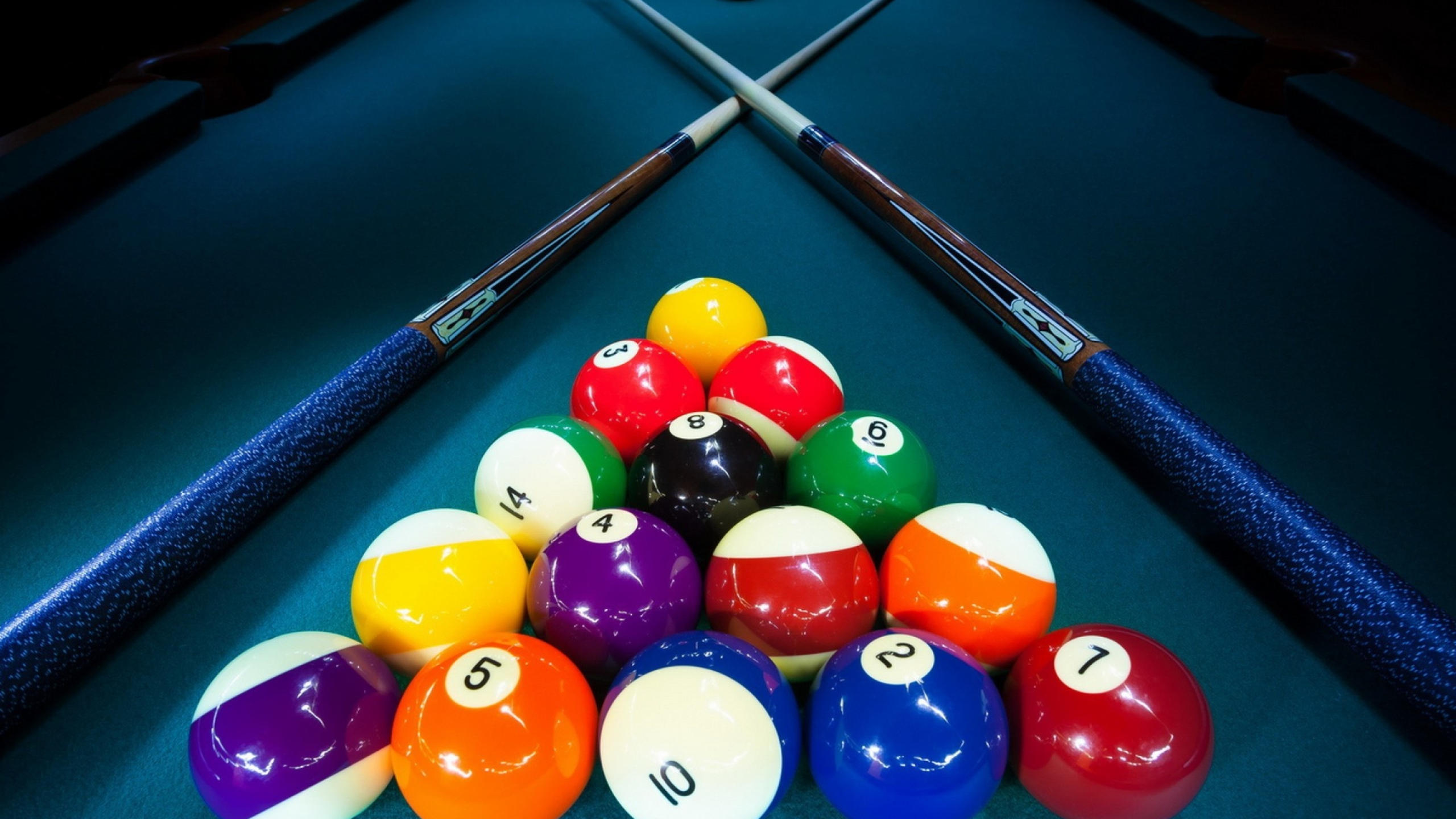 Billiard balls, Snooker, Cue sports, Recreation, 2560x1440 HD Desktop