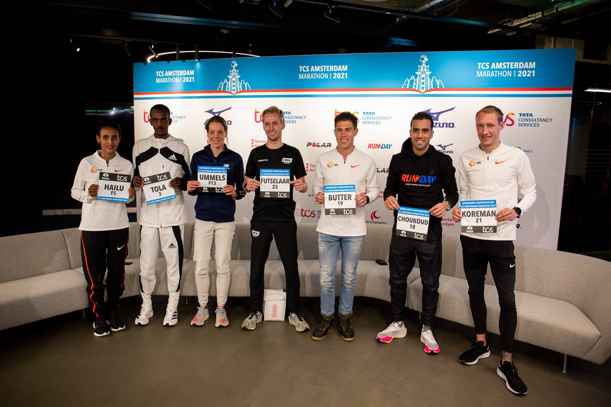 Tamirat Tola, TCS Amsterdam Marathon, Press conference, Elite athletes, 2000x1340 HD Desktop