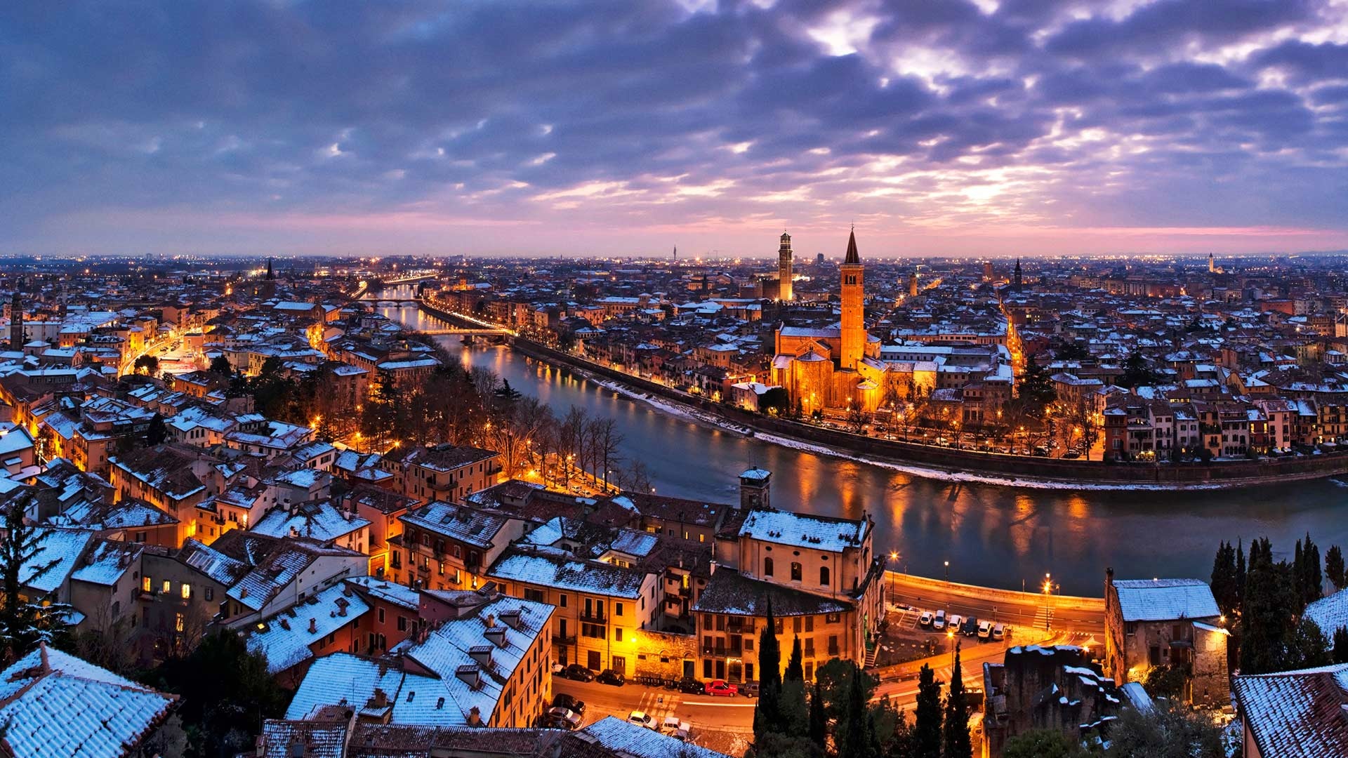 Verona Travels, Captivating wallpapers, Stunning backgrounds, Visual delight, 1920x1080 Full HD Desktop