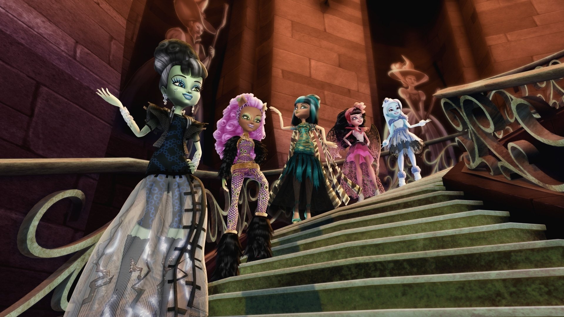 Monster High, Ghouls Rule, HD wallpaper, Enchanting design, 1920x1080 Full HD Desktop