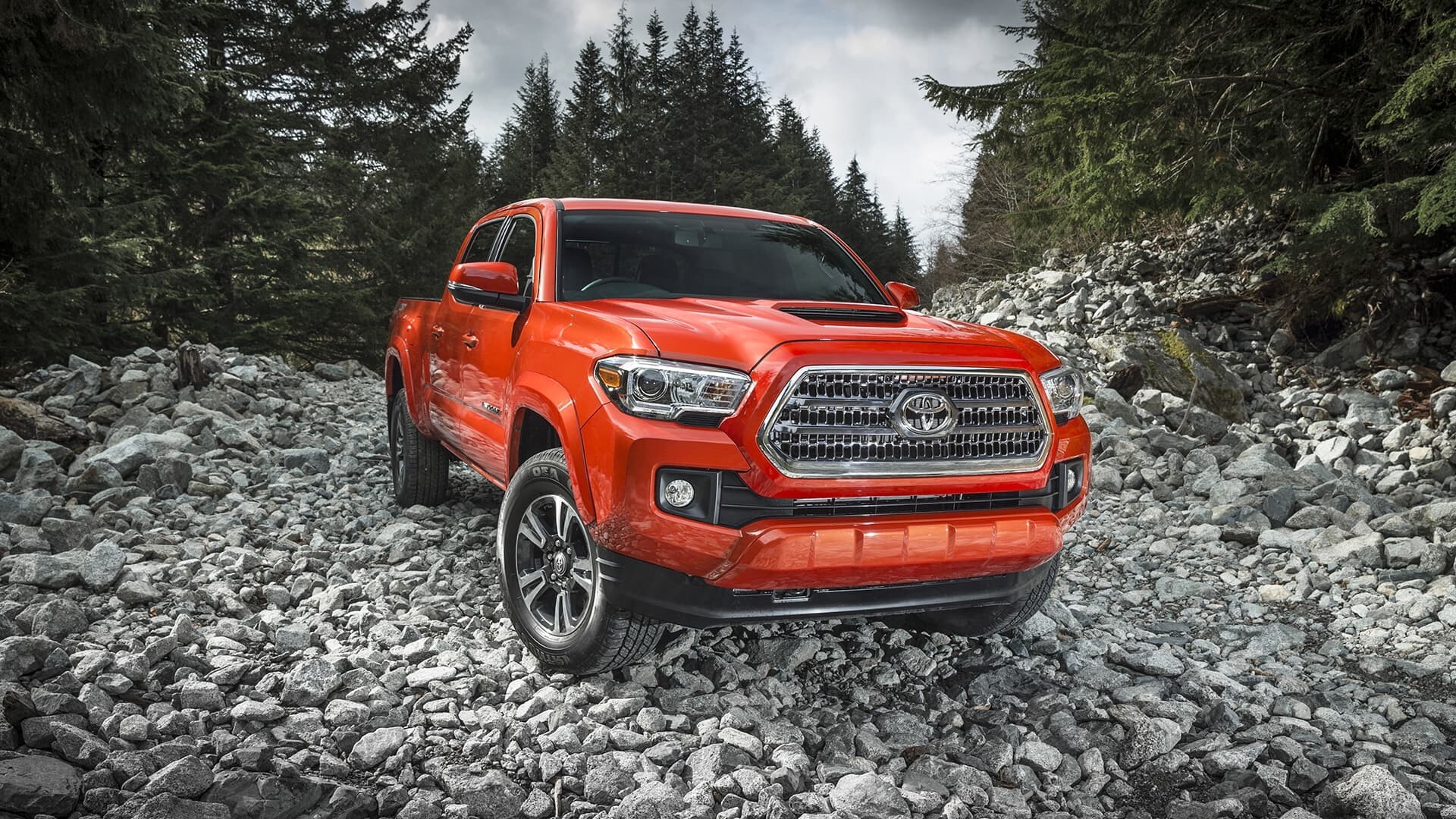 Toyota Tacoma 2016, High-res wallpapers, Striking design, Eye-catching, 1920x1080 Full HD Desktop