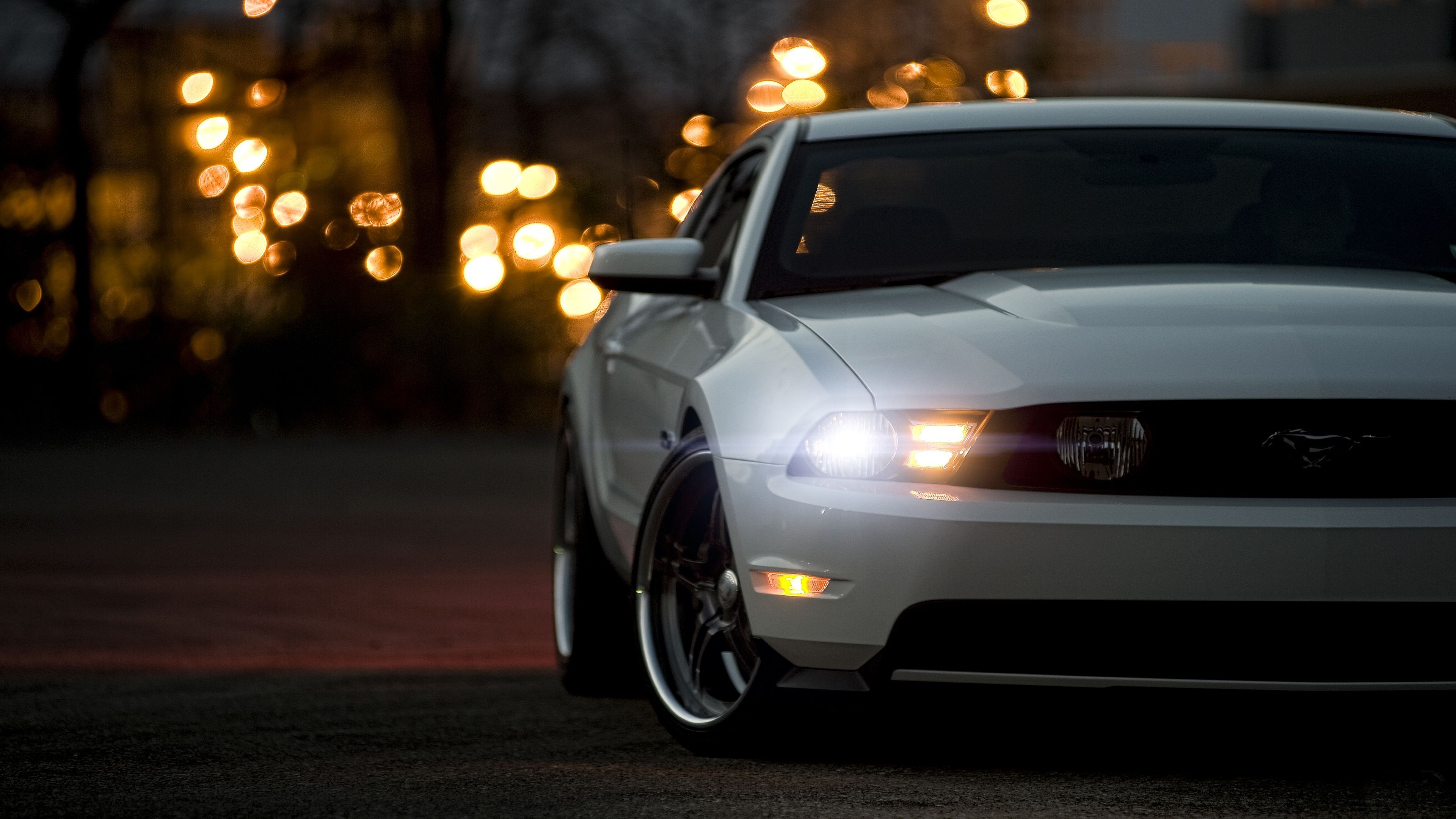 Ultra HD Mustang, Sharp aesthetics, Pristine condition, Iconic muscle, Showroom shine, 3840x2160 4K Desktop